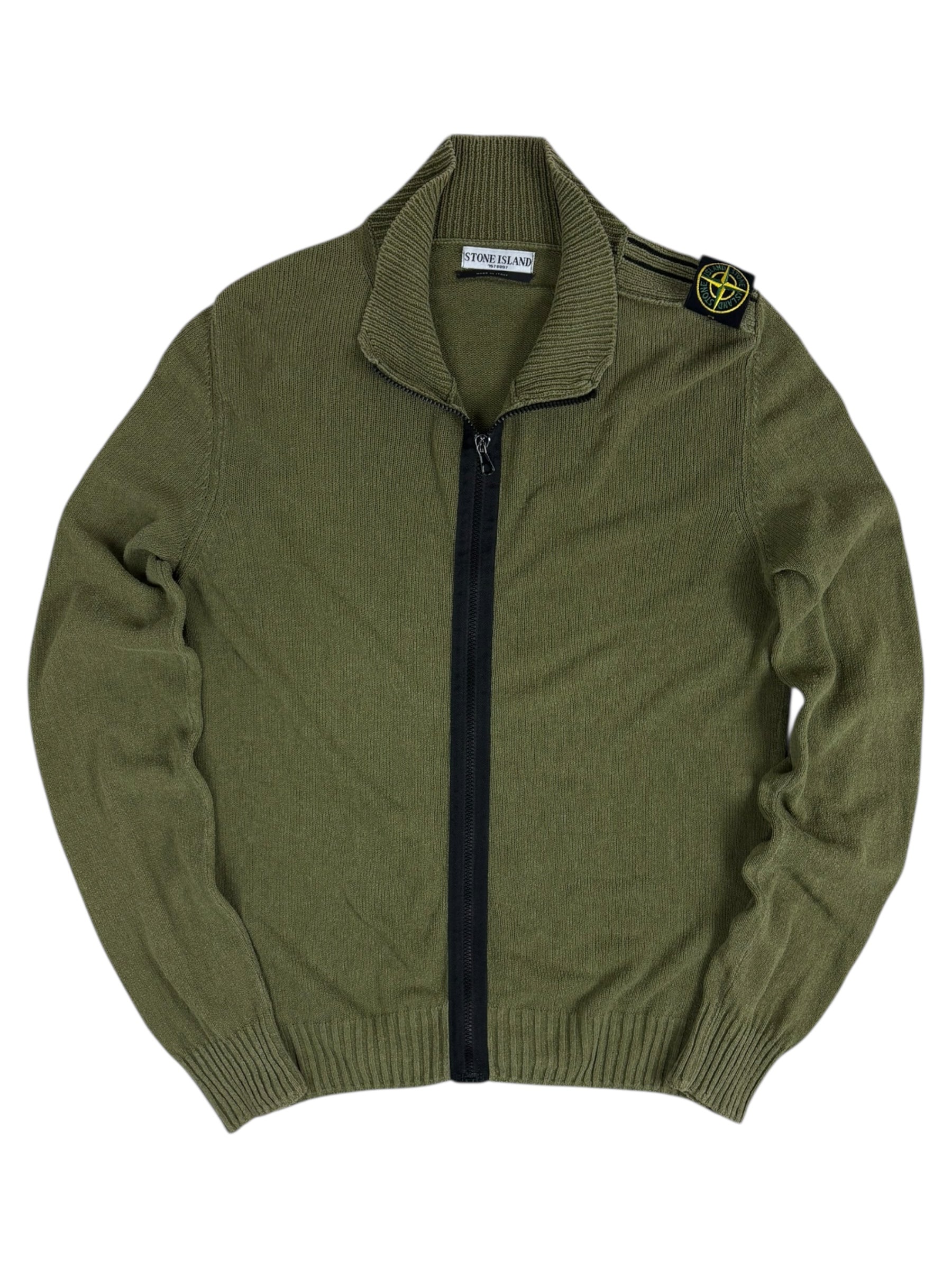 Gilet Stone Island kaki taille L - Vue de face