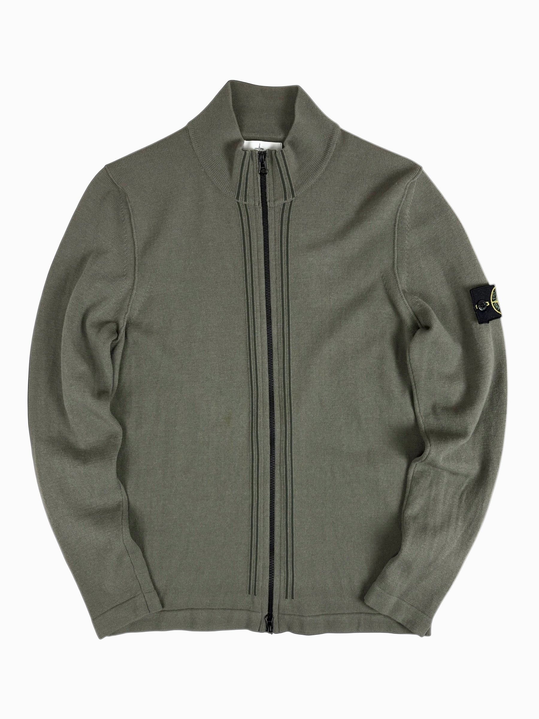 Gilet Stone Island kaki taille L - Vue de face
