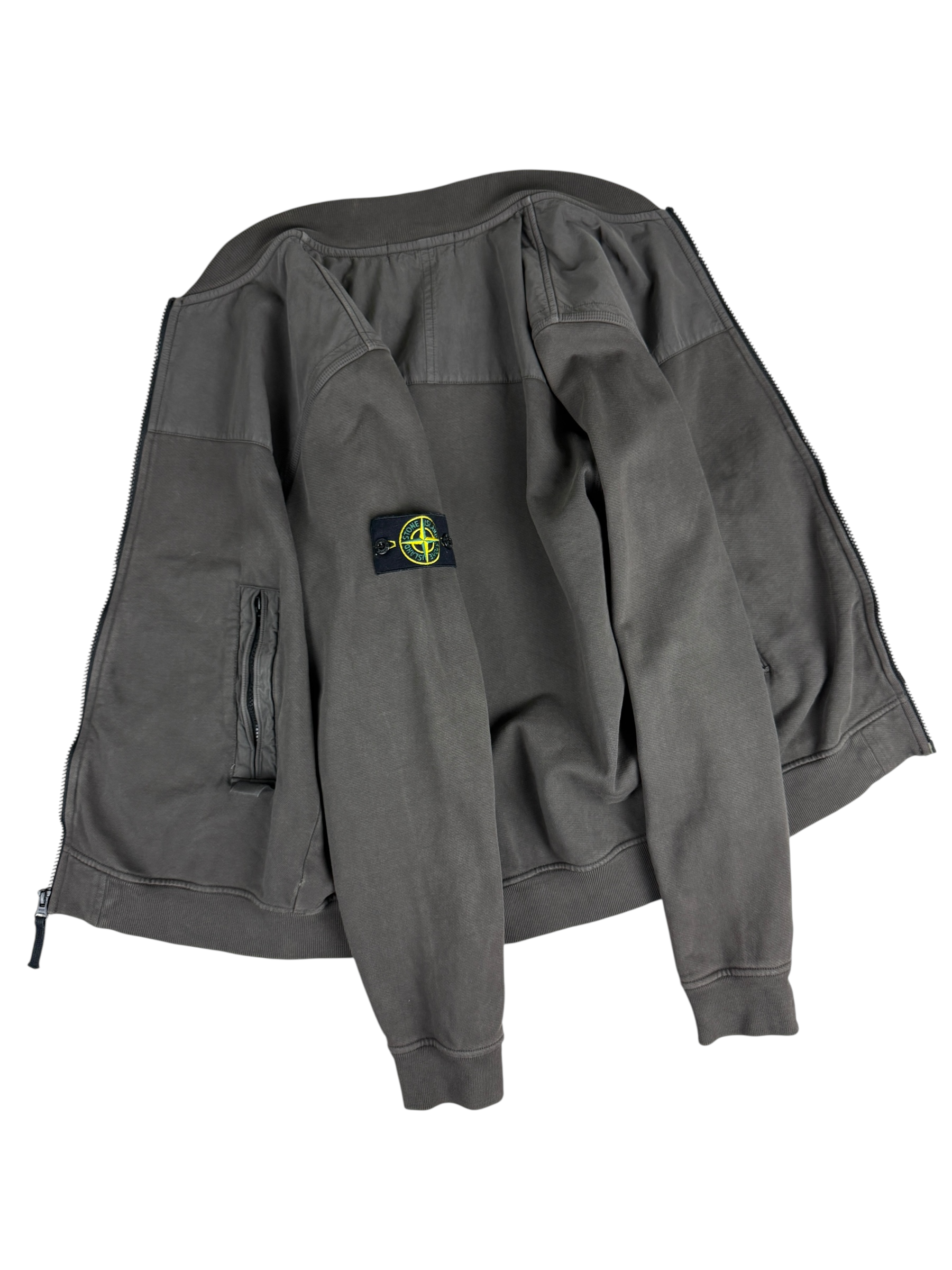 Gilet Stone Island kaki taille M - Vue de dos