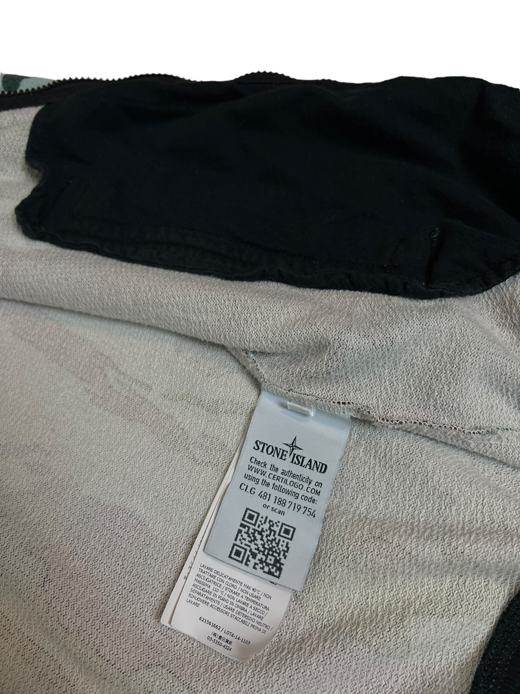 Gilet Stone Island kaki taille S - Vue côté