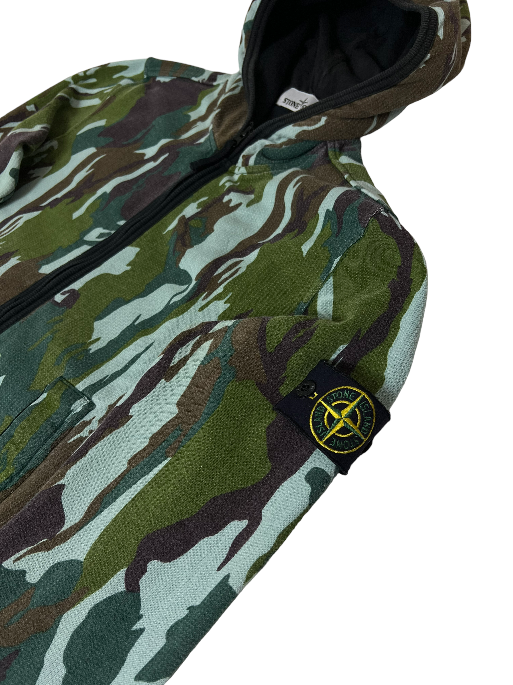 Gilet Stone Island kaki taille S - Vue de dos