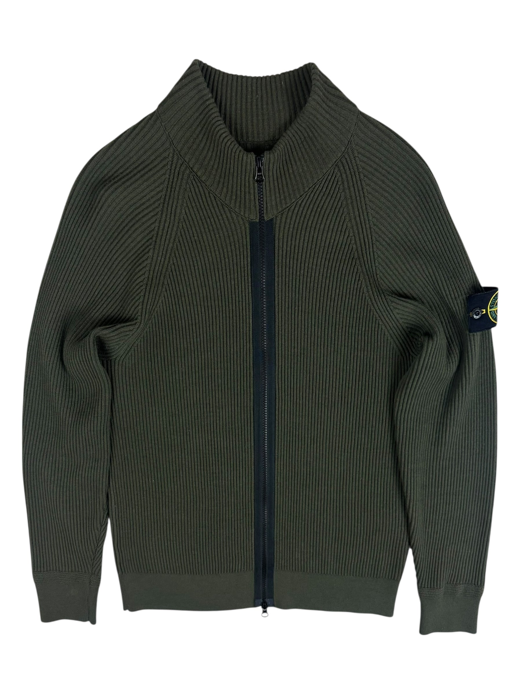 Gilet Stone Island kaki taille S - Vue de face