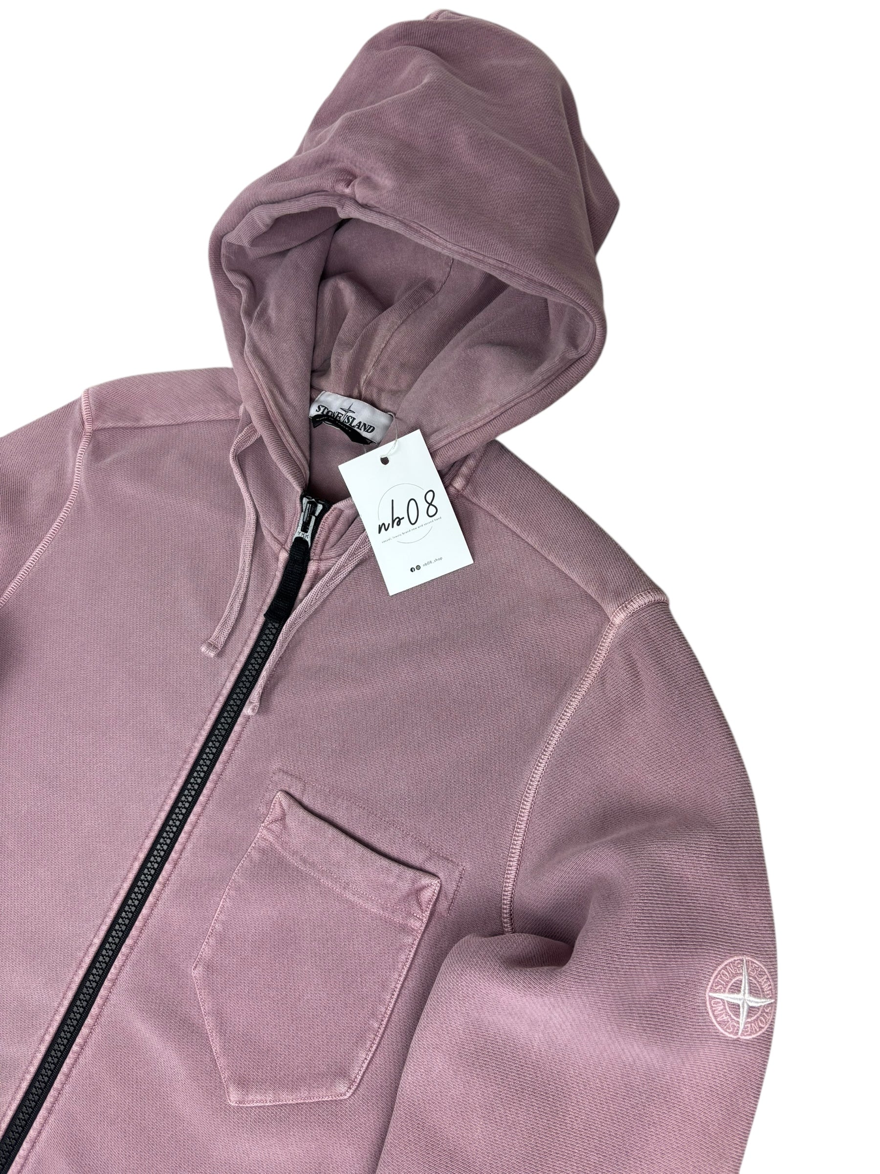 Gilet Stone Island mauve taille L - Vue de dos