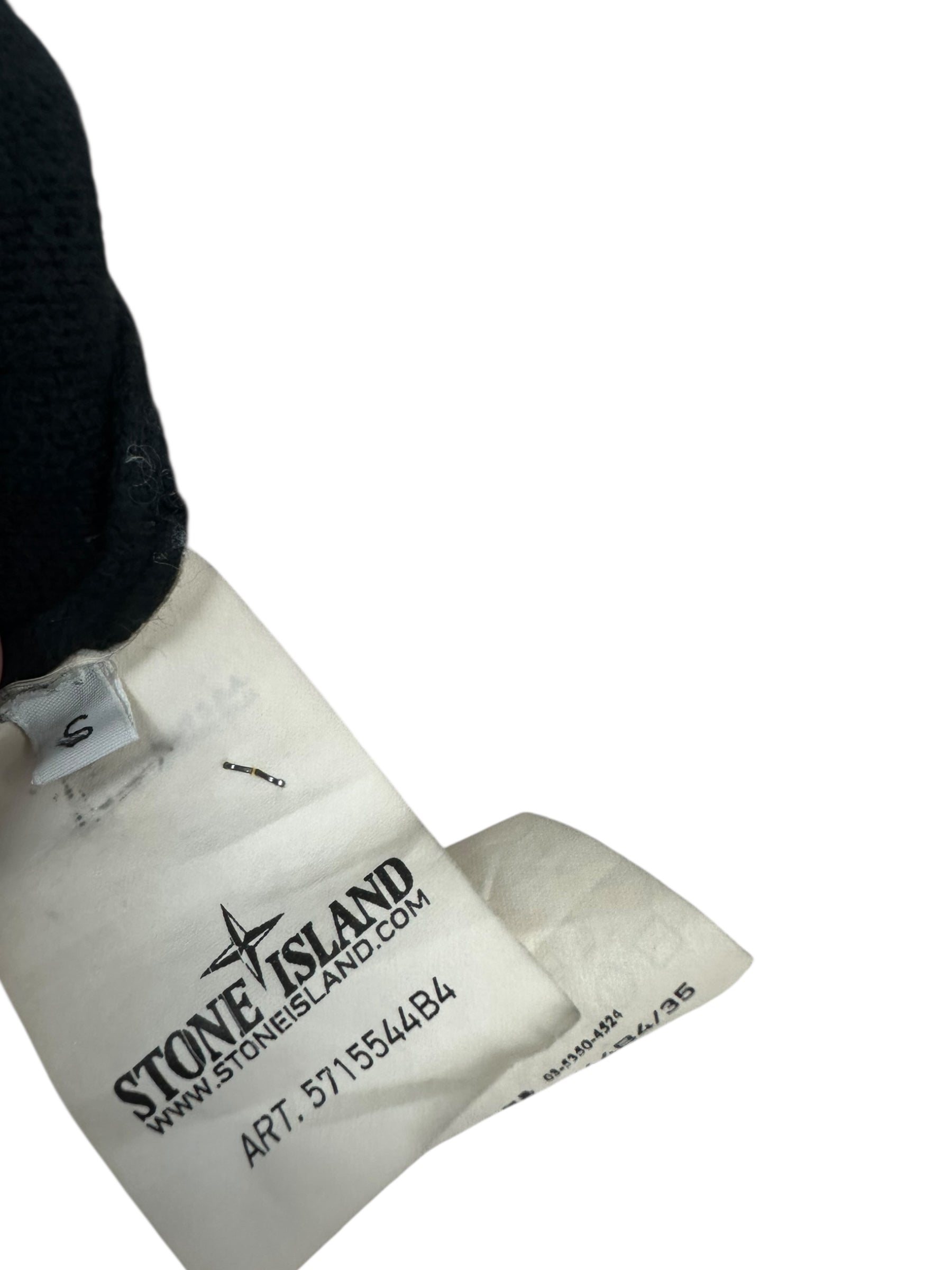 Gilet Stone Island noir taille S - Logo et étiquette