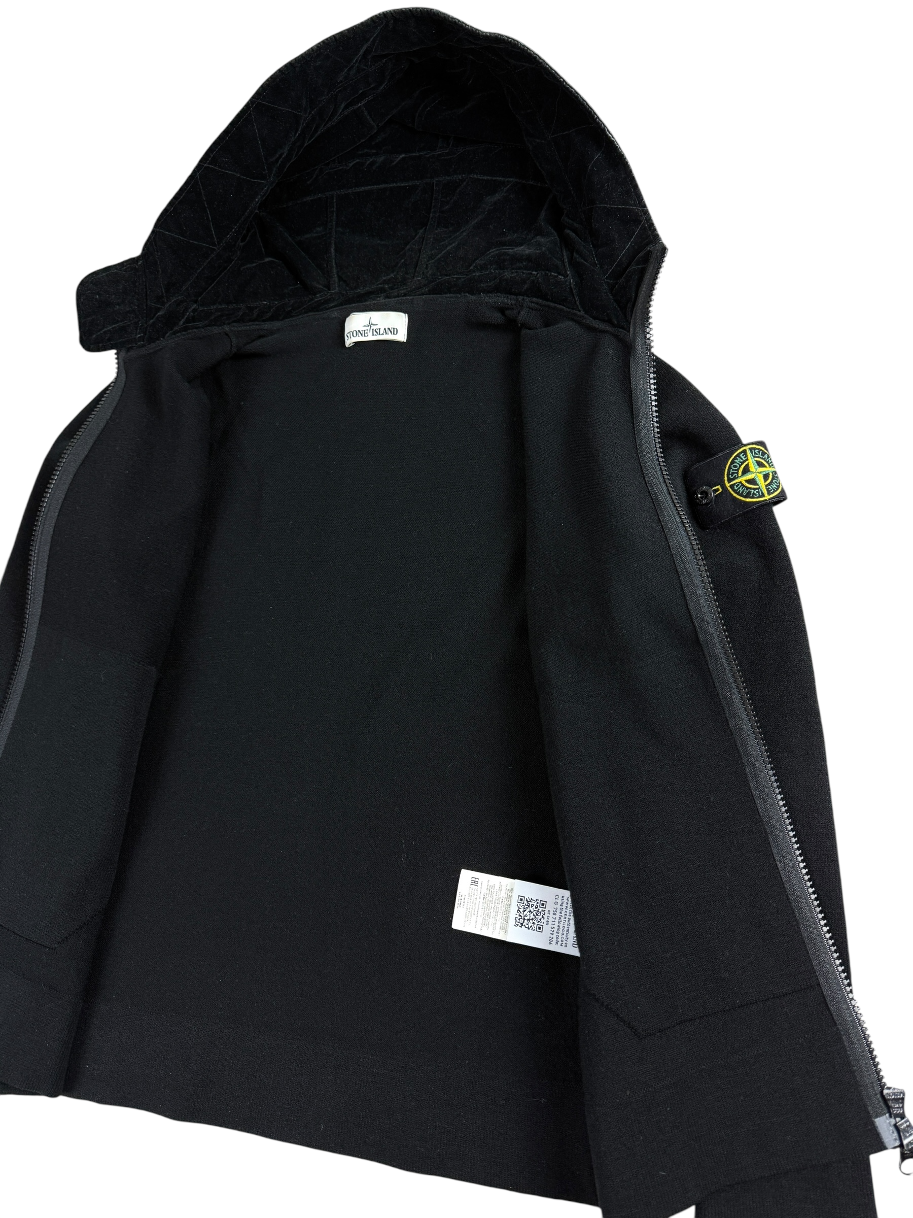 Gilet Stone Island noir taille S - Vue de dos