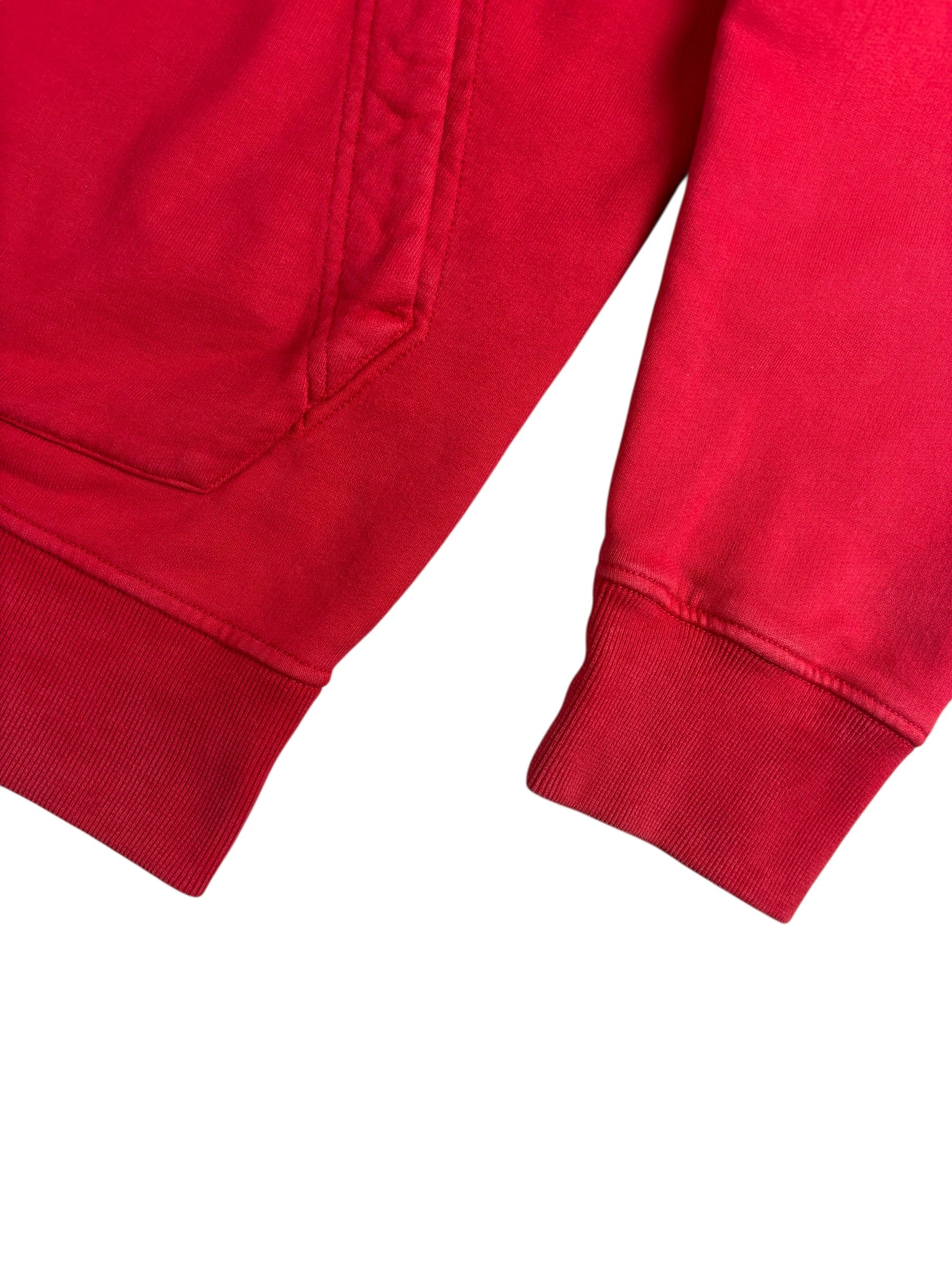 Gilet Stone Island rouge taille L - Logo et étiquette