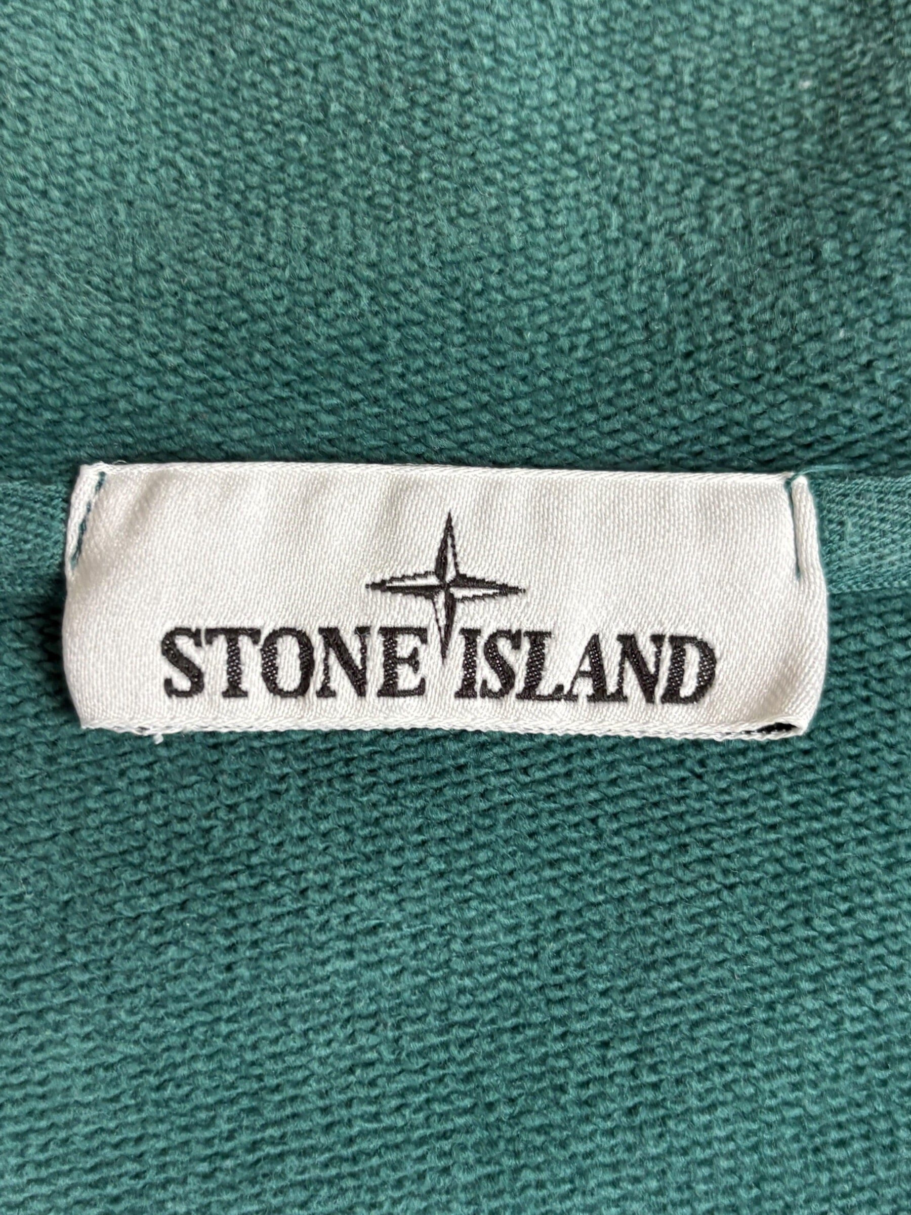 Gilet Stone Island vert pétrole taille S - Détail
