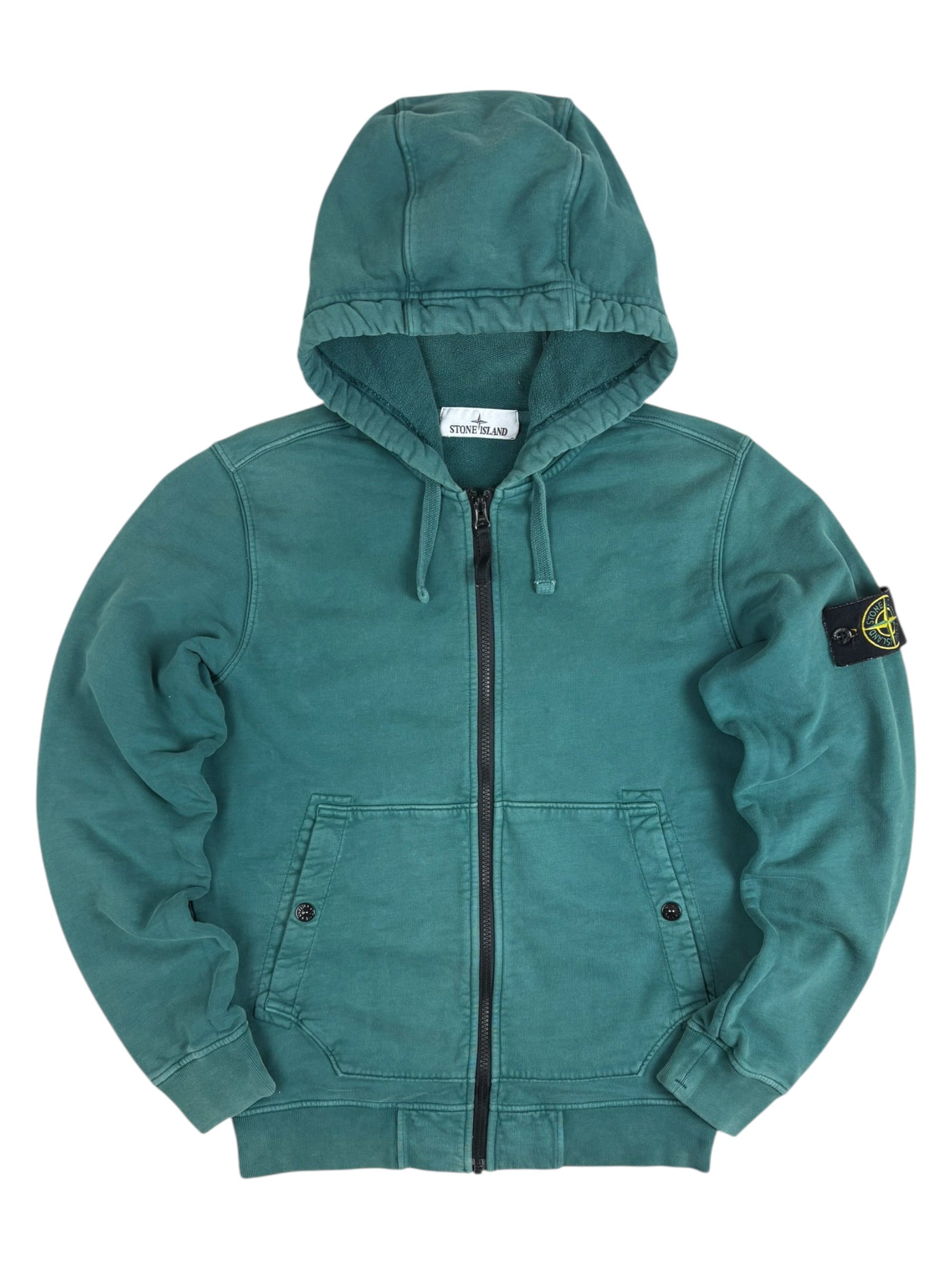 Gilet Stone Island vert pétrole taille S - Vue de face