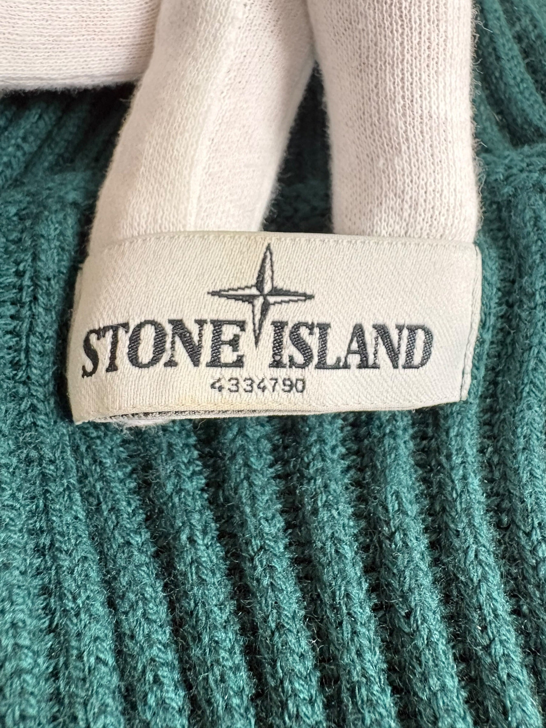 Gilet Stone Island vert taille S - Détail