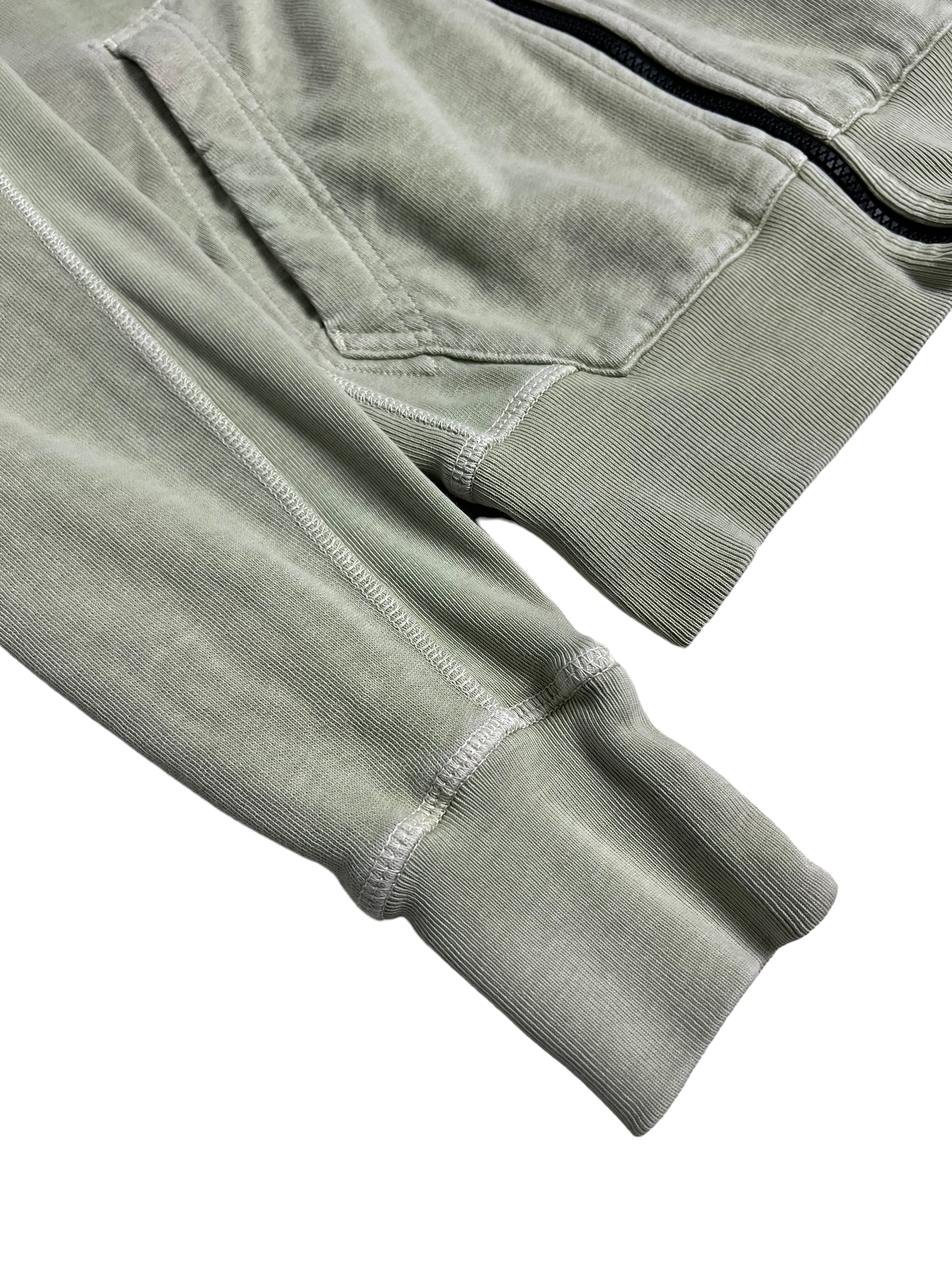 Gilet Stone Island vert taille S - Logo et étiquette