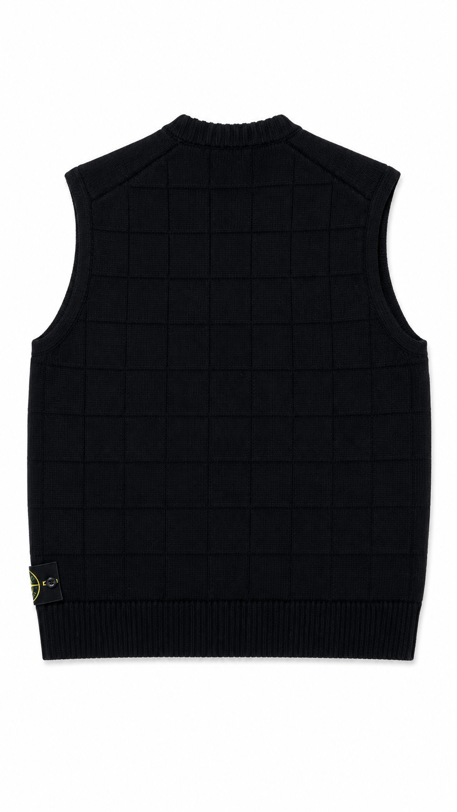 Gilet zippé Stone Island noir taille M, vue de dos — vue 2