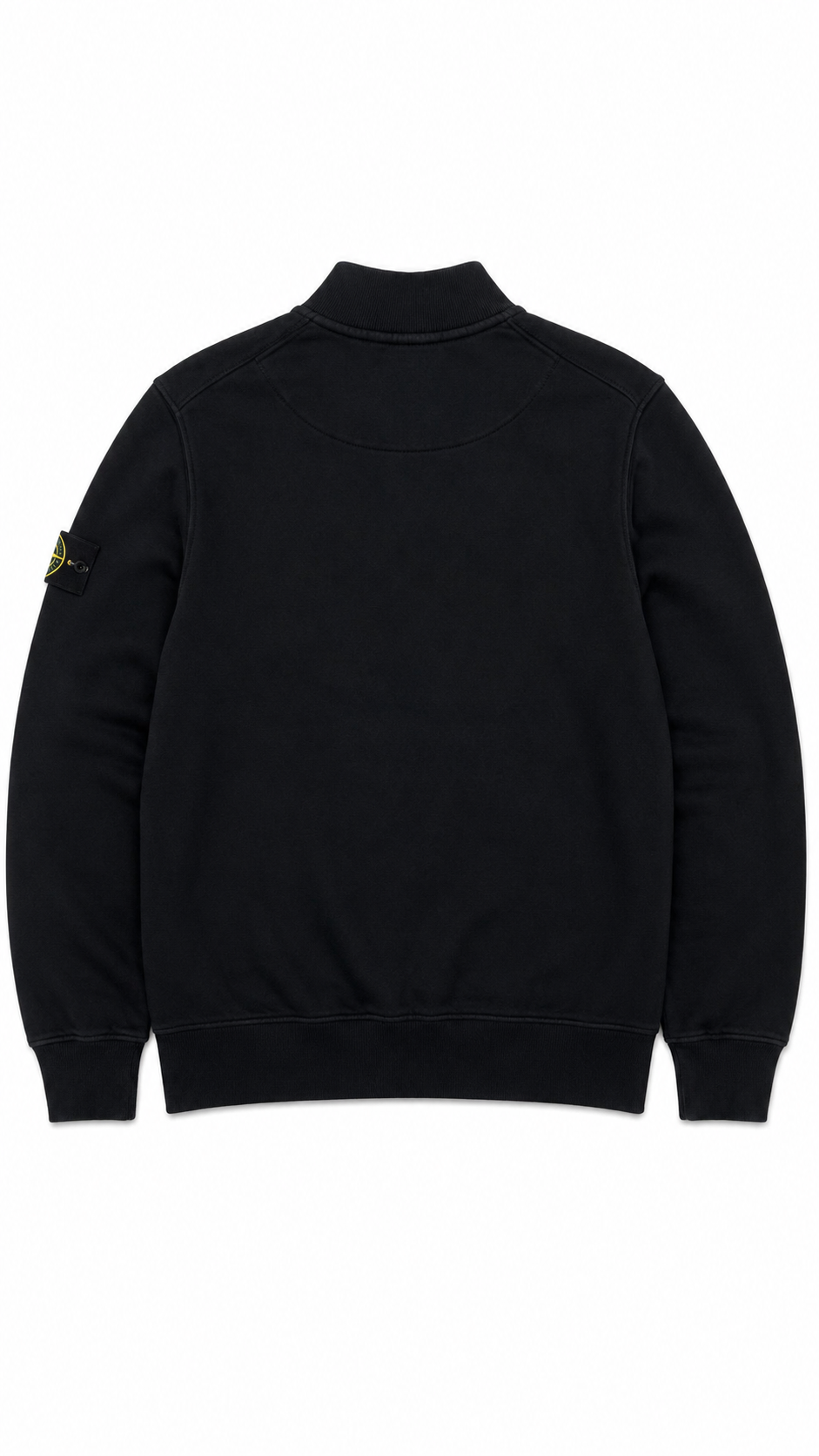 Gilet zippé Stone Island noir taille M, vue de dos — vue 2
