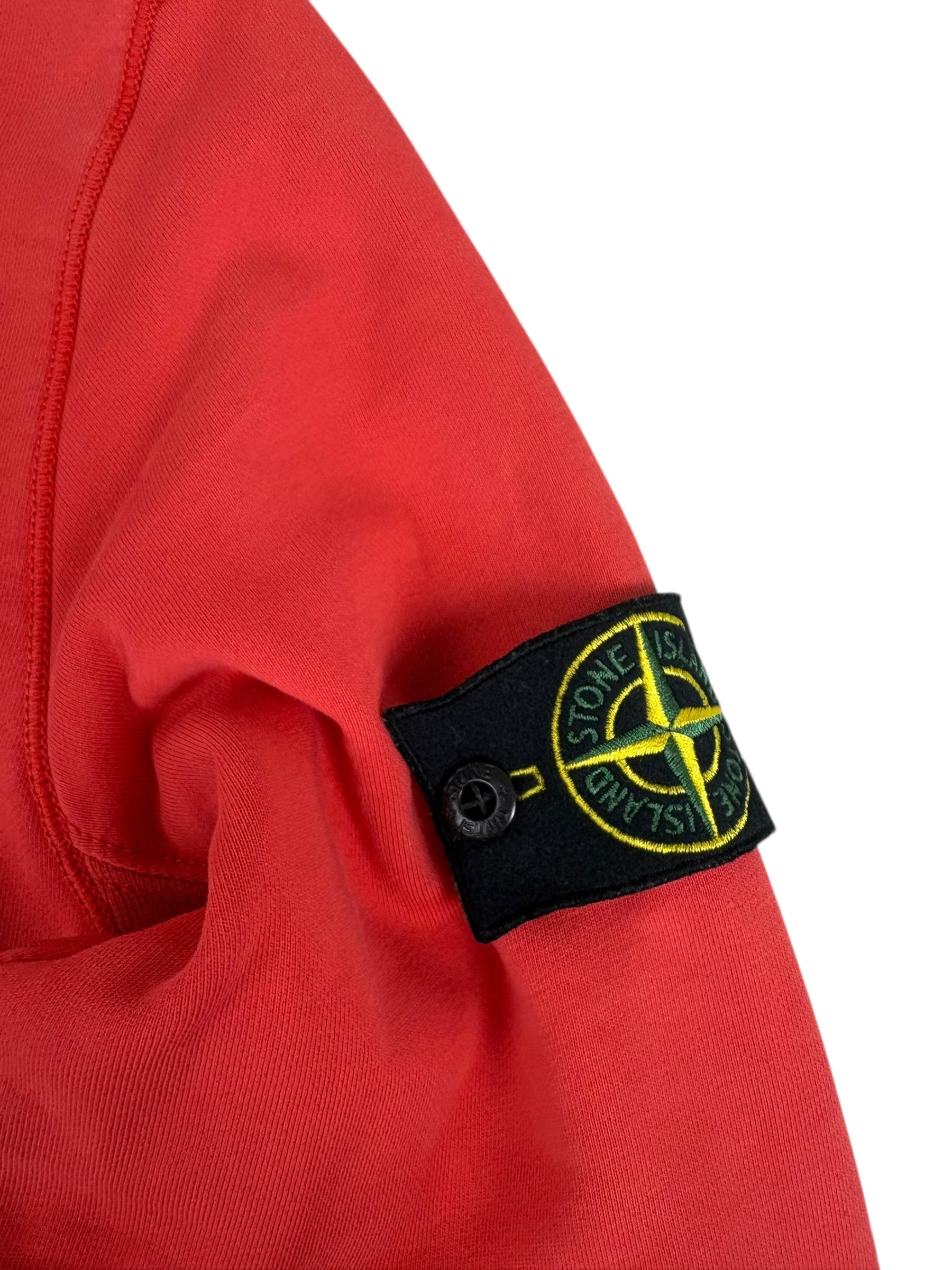 Hoodie Stone Island corail taille L - Vue de dos