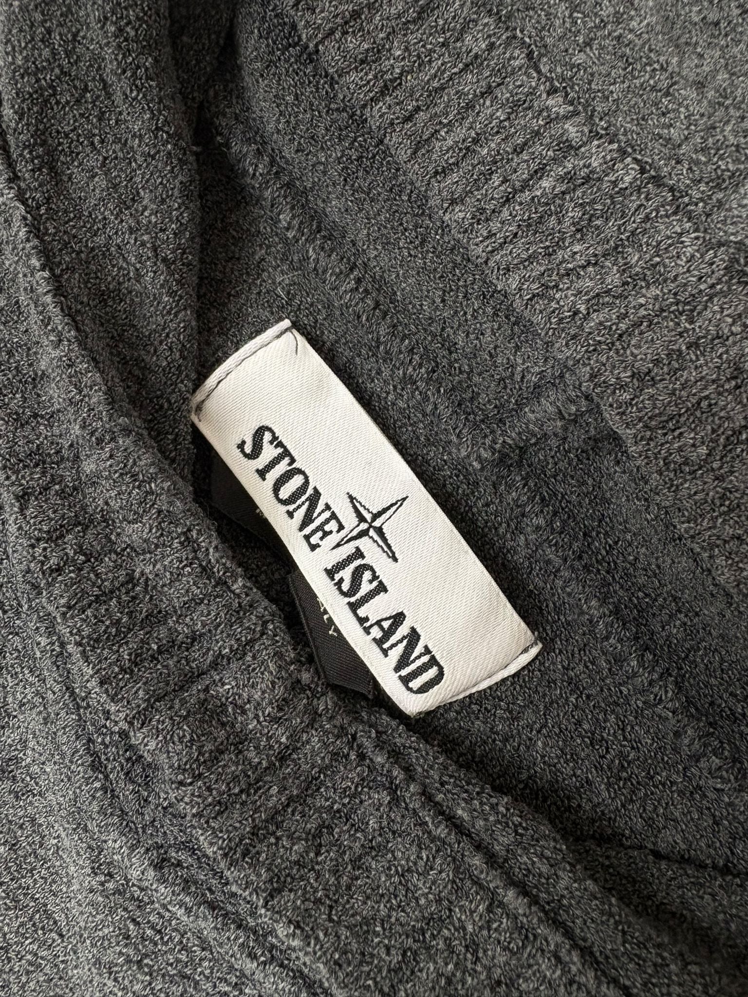 Hoodie Stone Island gris taille M - Détail