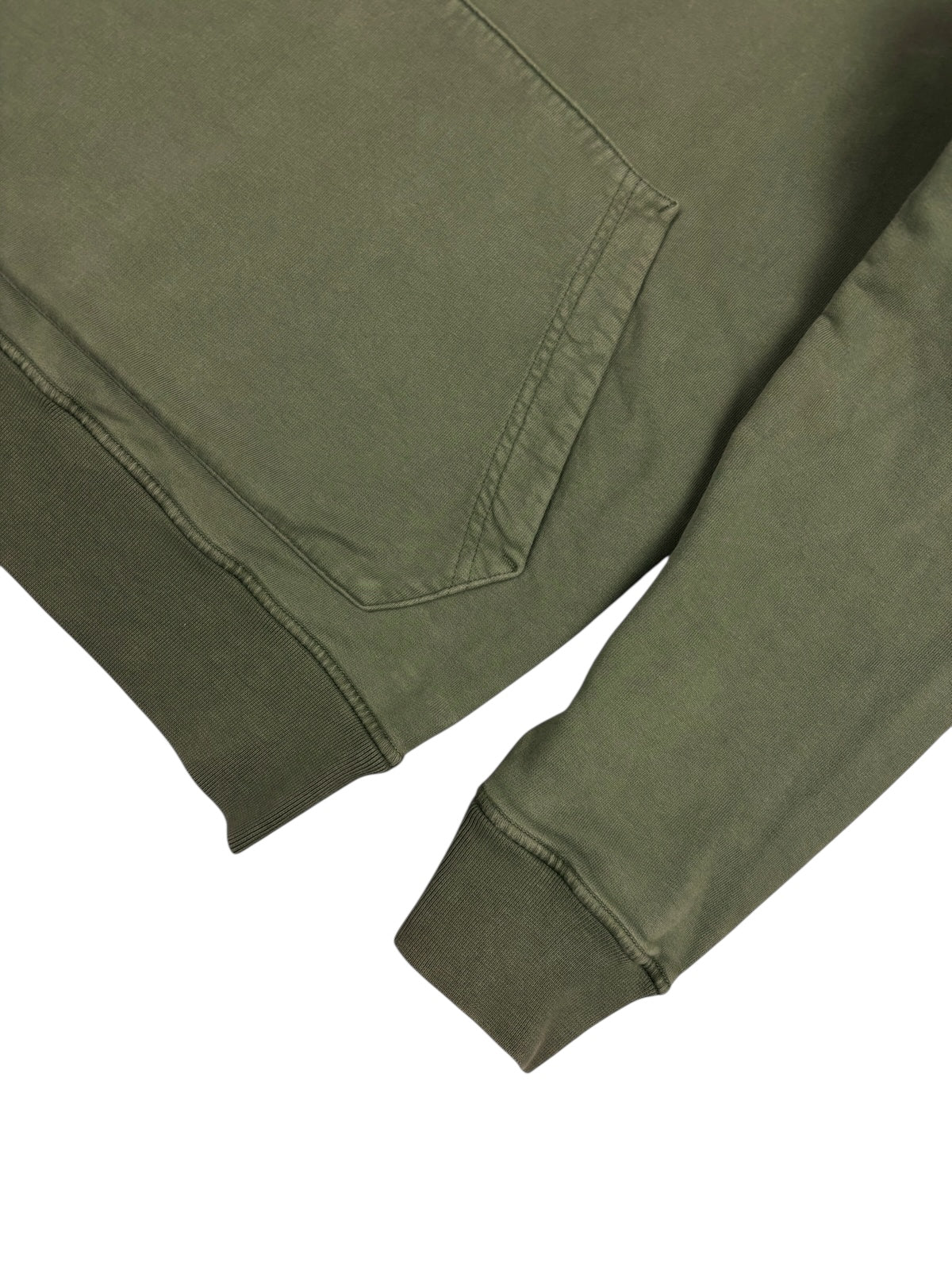 Hoodie Stone Island kaki taille L - Détail