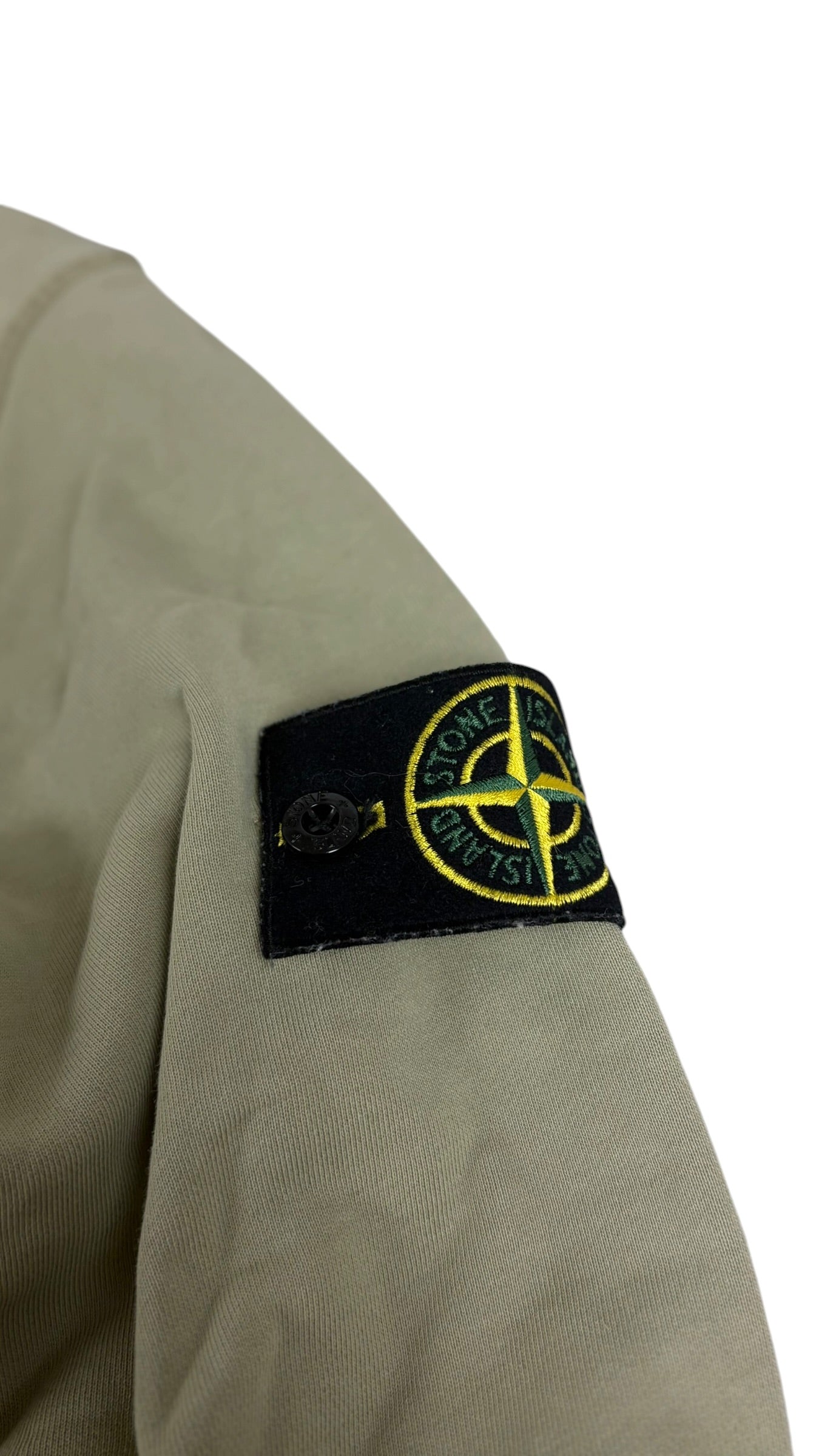Hoodie Stone Island kaki taille L - Vue de dos