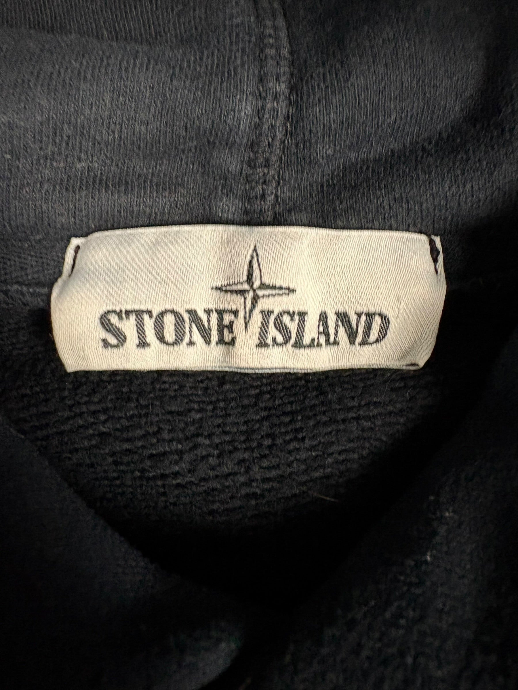 Hoodie Stone Island marine taille S - Détail