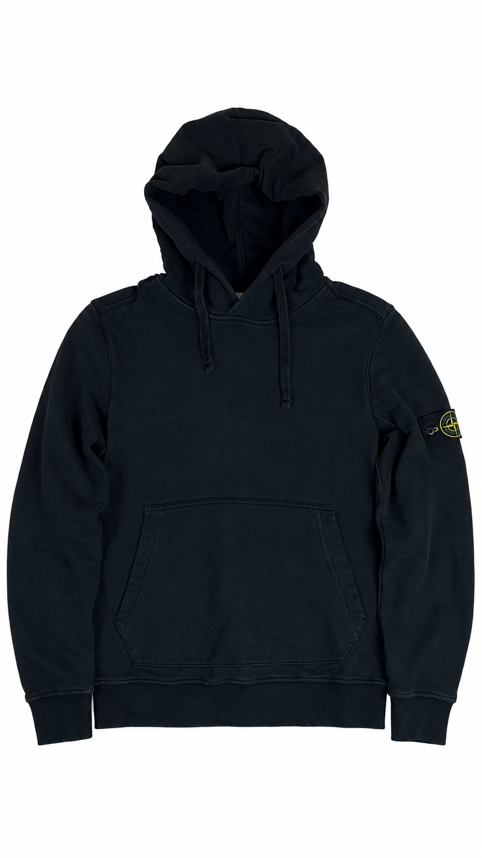 Hoodie Stone Island noir taille M, seconde main authentifiée — vue 1