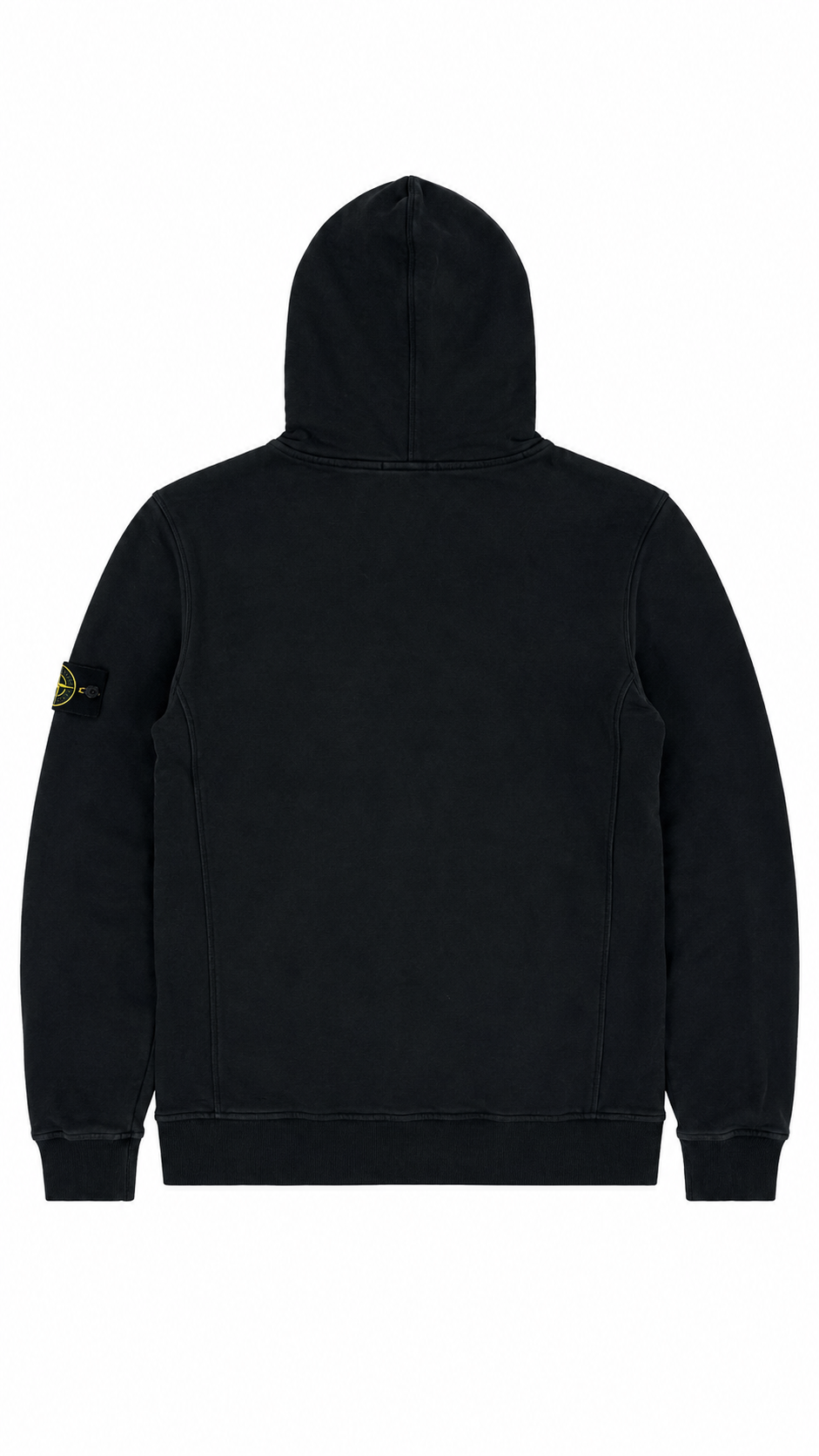 Hoodie Stone Island noir taille M, vue de dos — vue 2