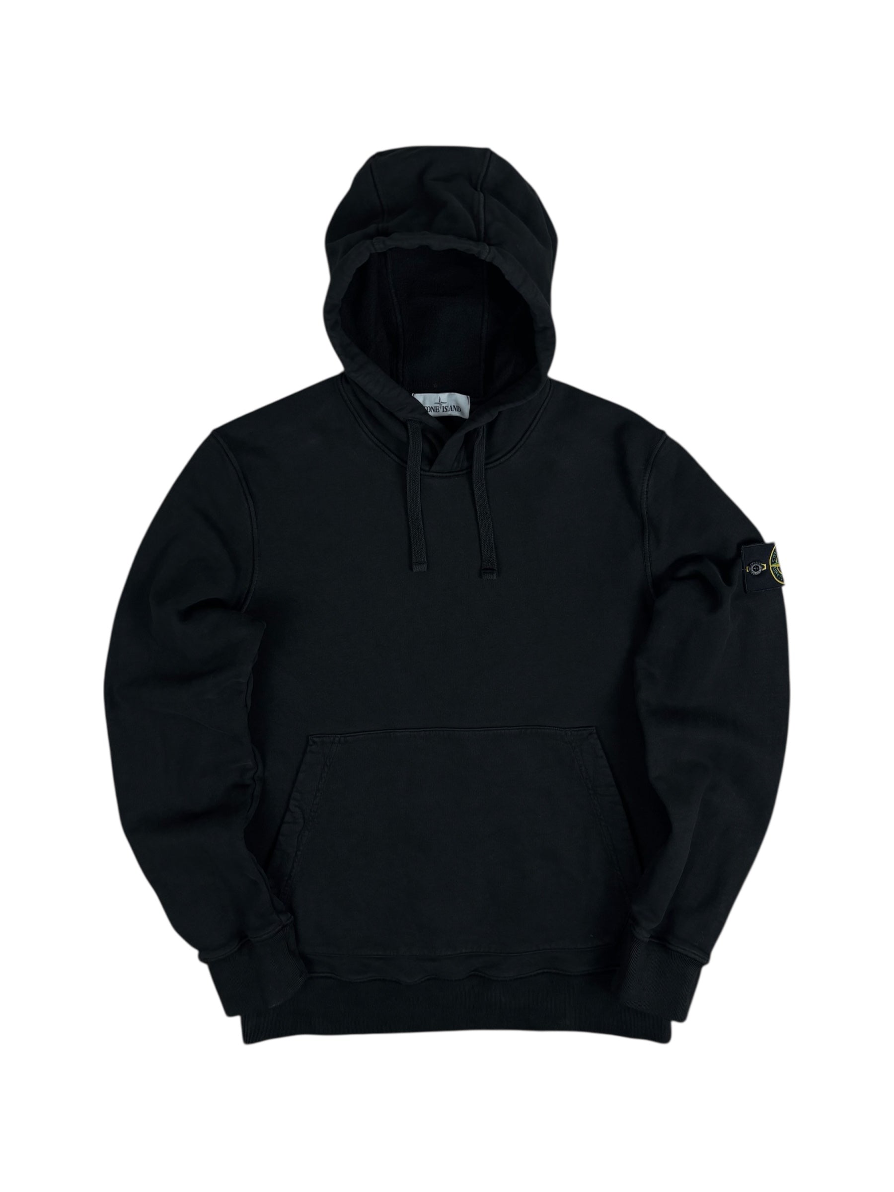 Hoodie Stone Island noir taille M - Vue de face