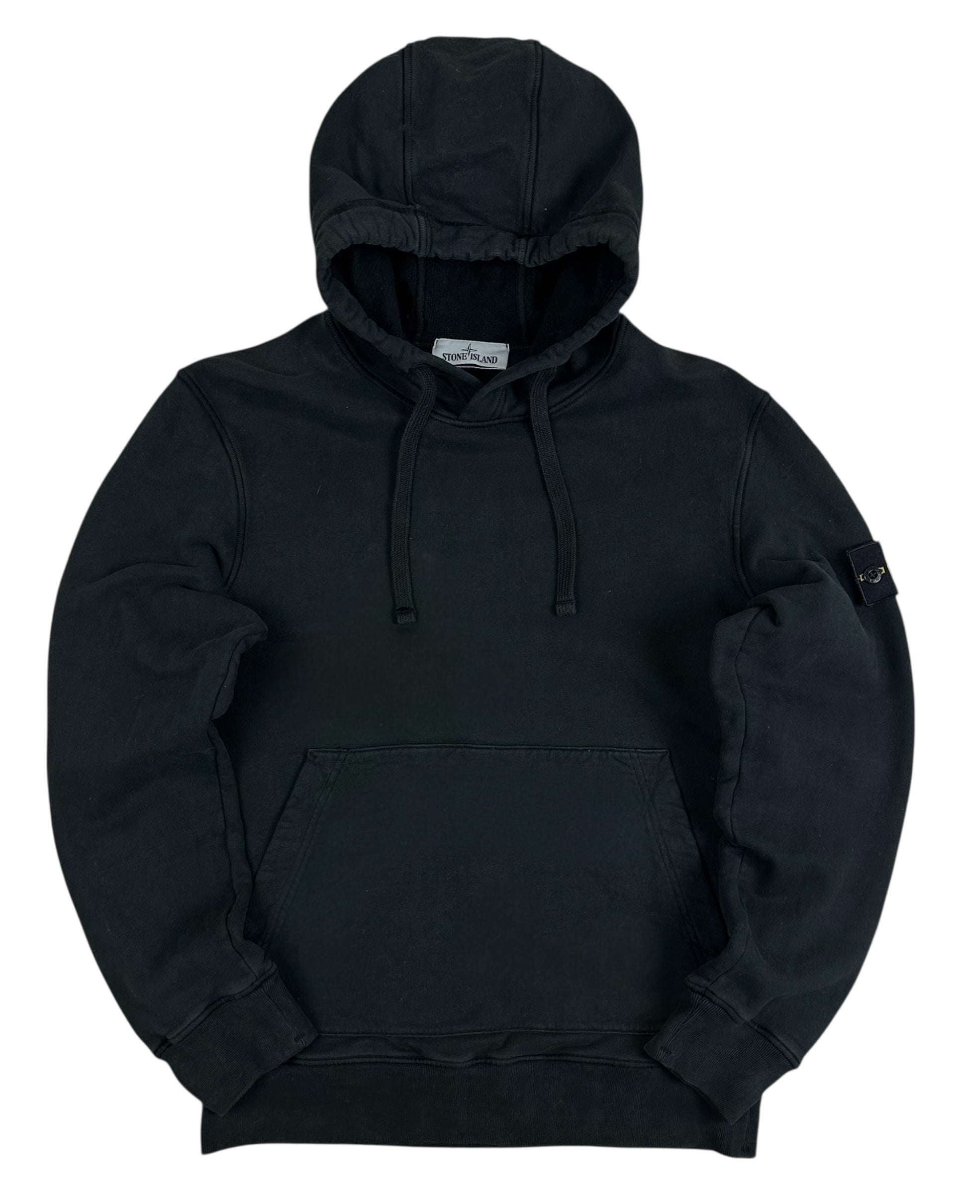 Hoodie Stone Island noir taille M - Vue de face