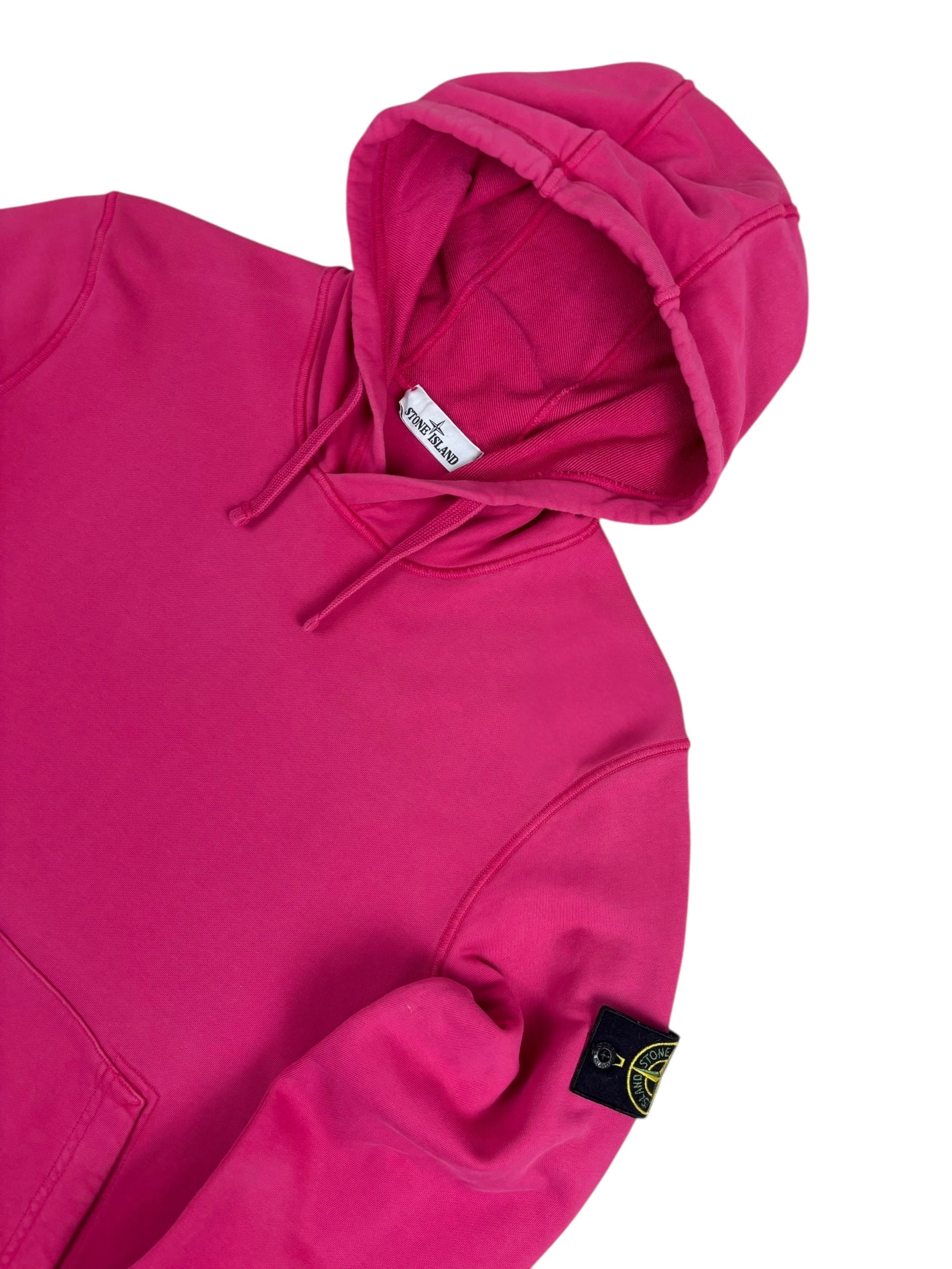 Hoodie Stone Island rose taille L - Vue de dos