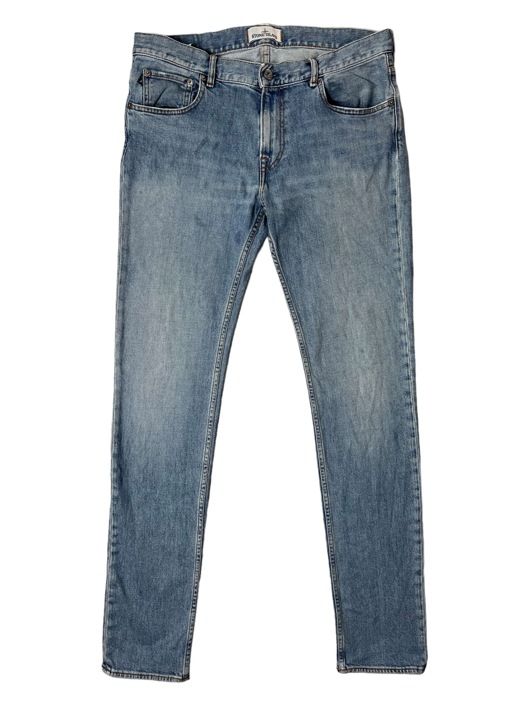 Jean Stone Island bleu taille PANTALON 34 - Vue côté