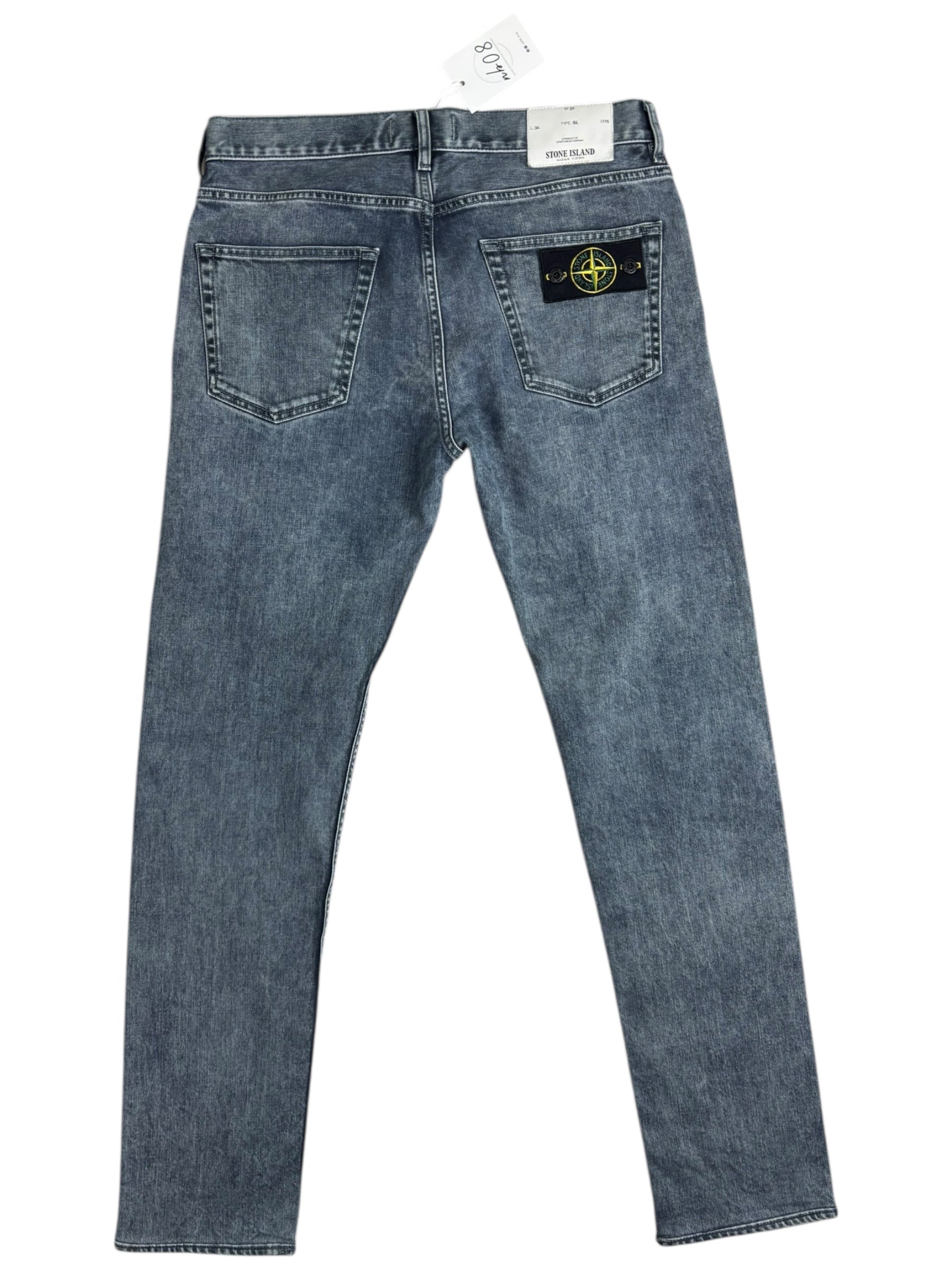 Jean Stone Island bleu taille PANTALON W32 - Vue de face