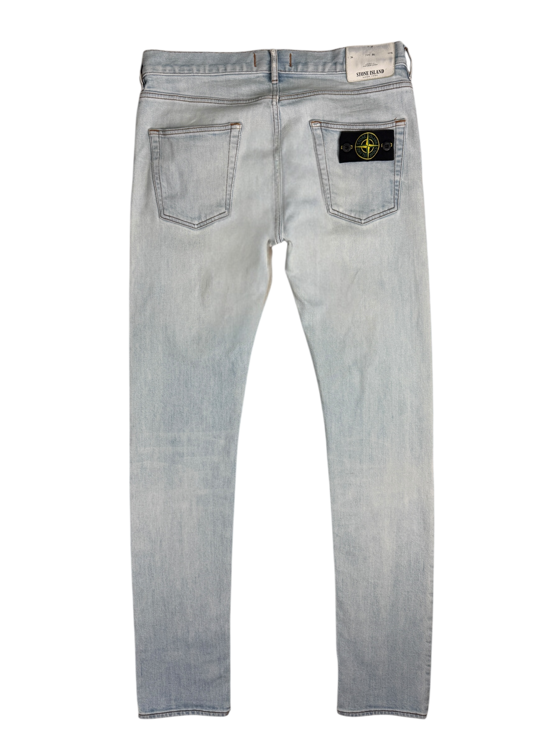 Jean Stone Island bleu taille PANTALON W33 - Vue de face