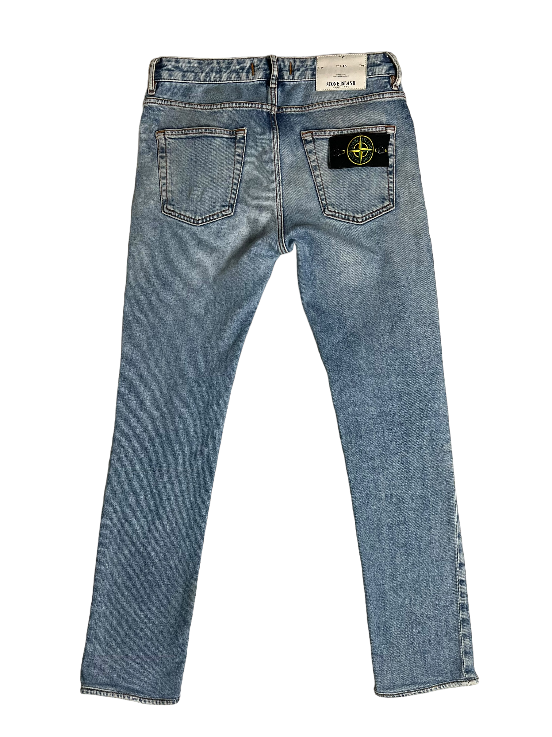 Jean Stone Island bleu taille W28 - S - Vue de face