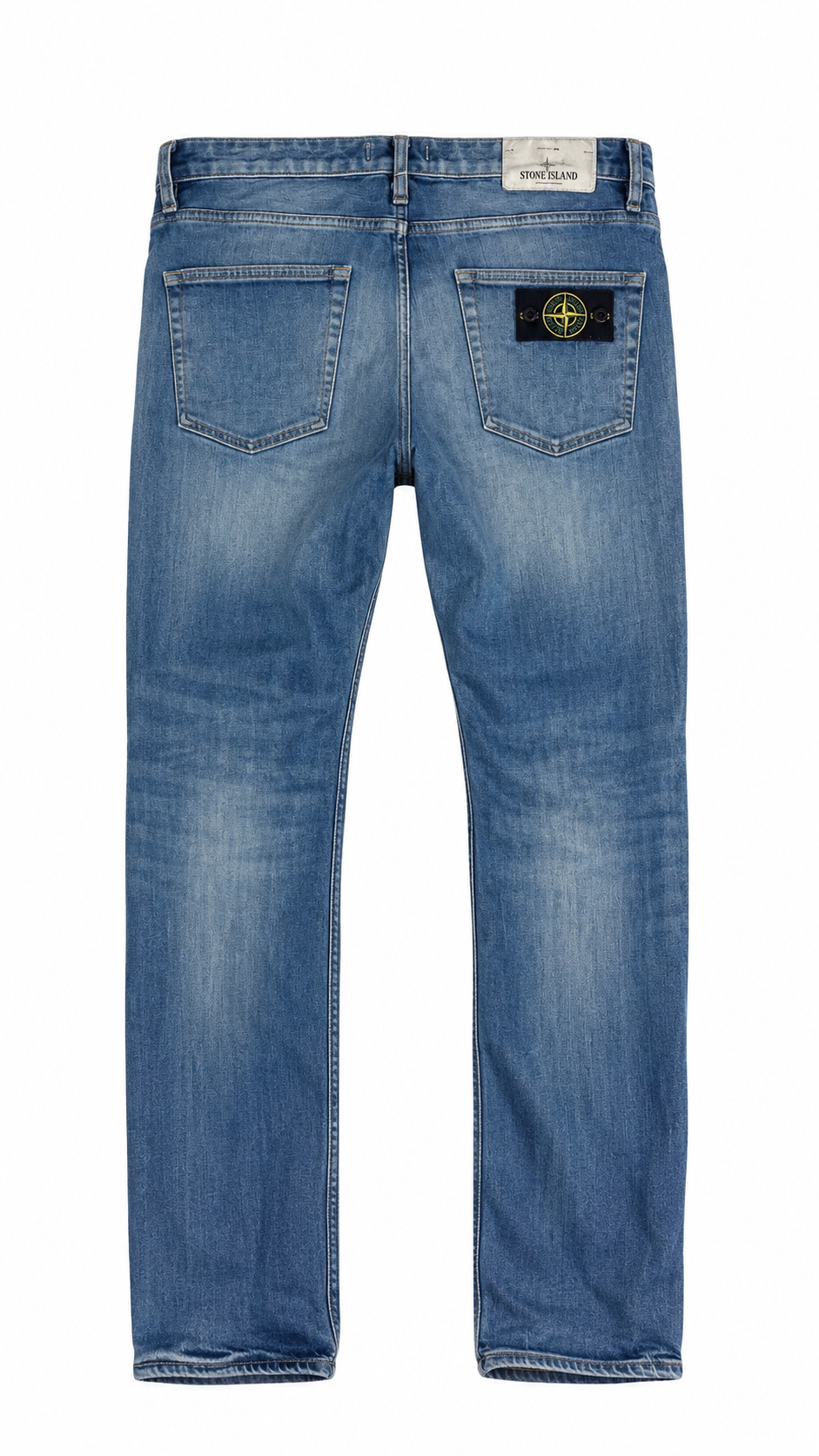 Jean Stone Island bleu taille W32, seconde main authentifiée NB08 — vue 1