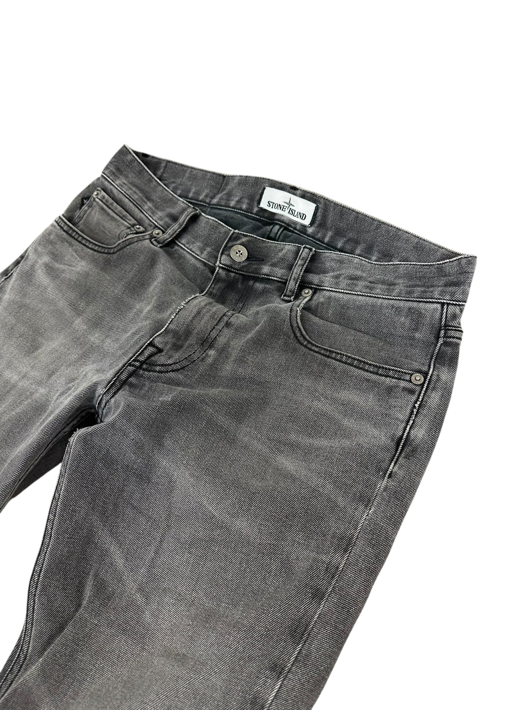 Jean Stone Island gris taille PANTALON W30 - Vue de dos