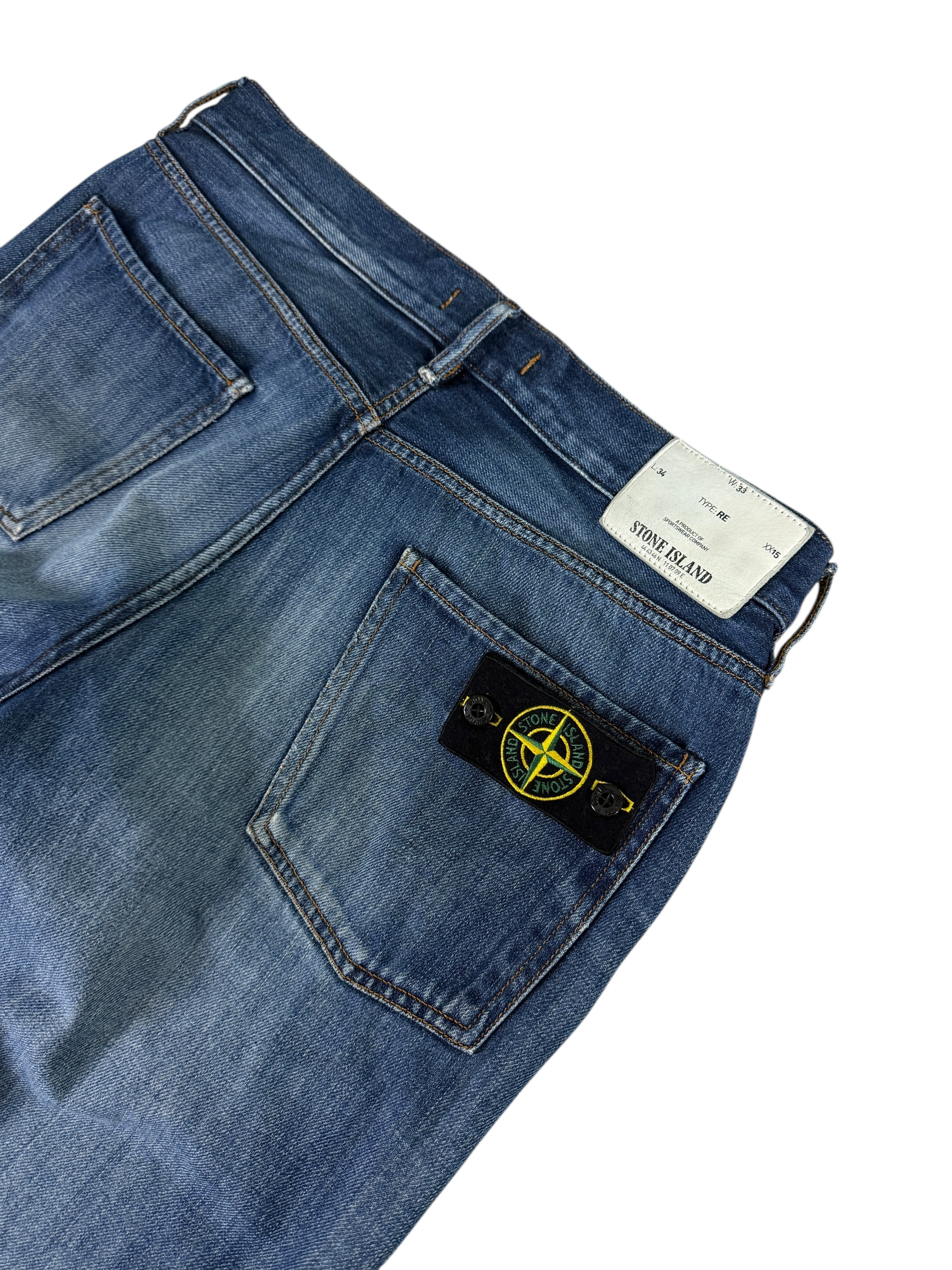 Jean Stone Island marine taille PANTALON W33 - Détail