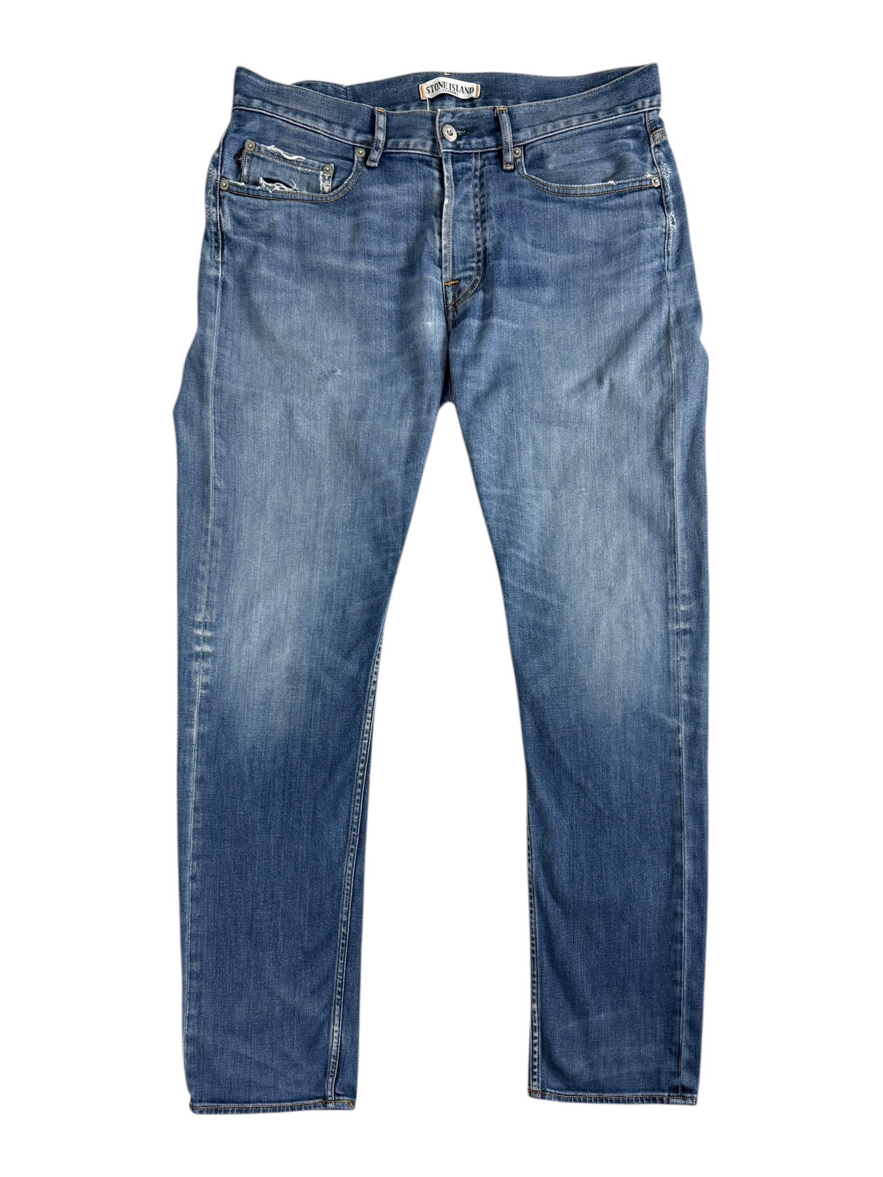 Jean Stone Island marine taille PANTALON W34 - Vue de dos