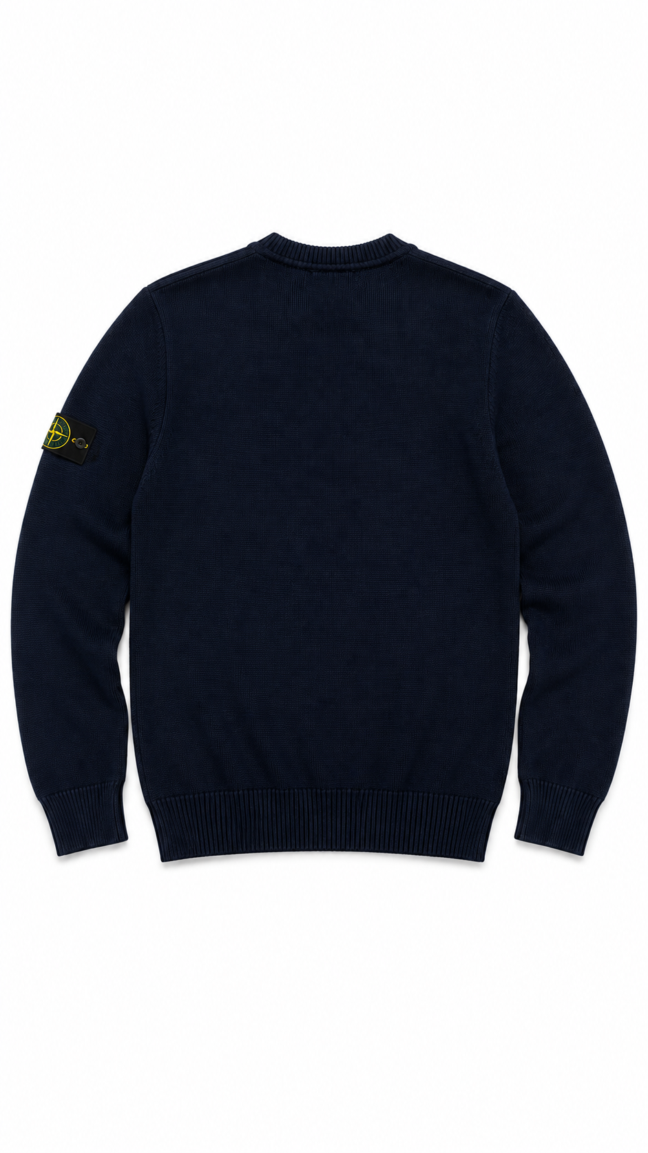 Pull Stone Island Junior maille coton bleu marine 14 ans neuf - vue 2/5