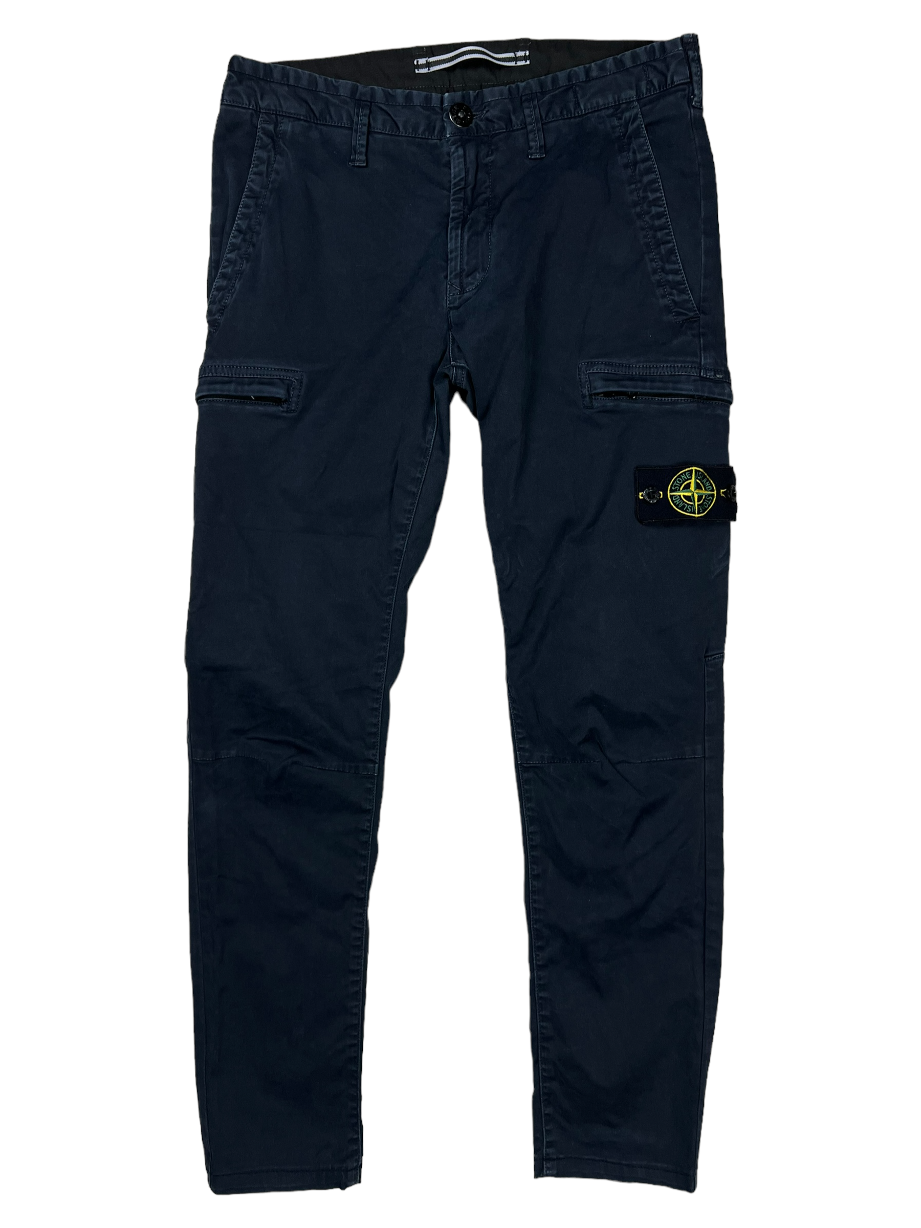 Pantalon Stone Island bleu marine taille PANTALON 29 - Vue de face