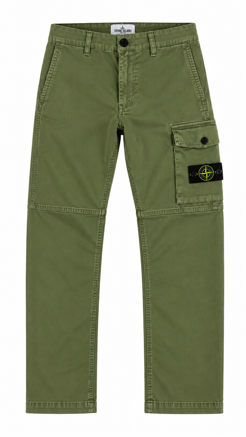 Pantalon Cargo Stone Island Junior - Kaki - Taille 12 ans