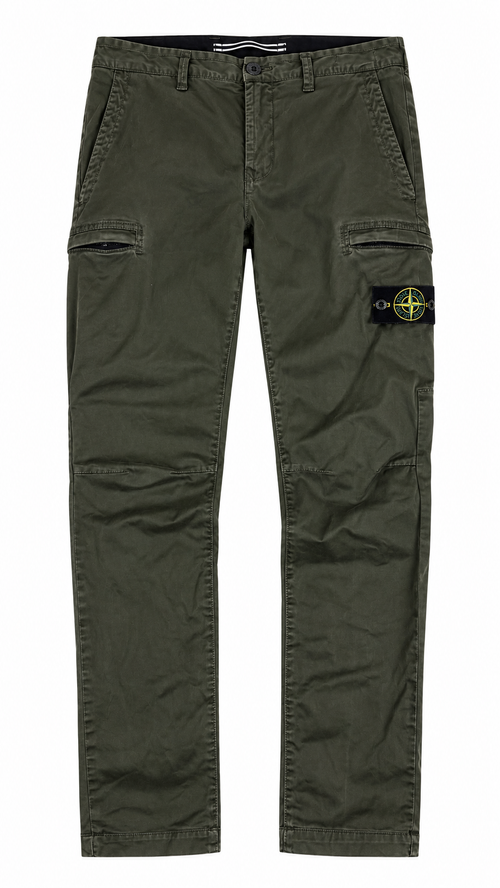 Pantaloni Cargo Stone Island - Kaki - Taglia W32