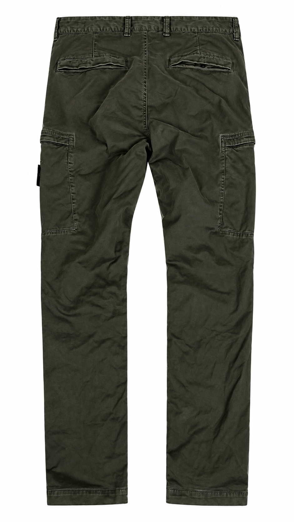 Pantalon Cargo Stone Island kaki, vue de dos — vue 2