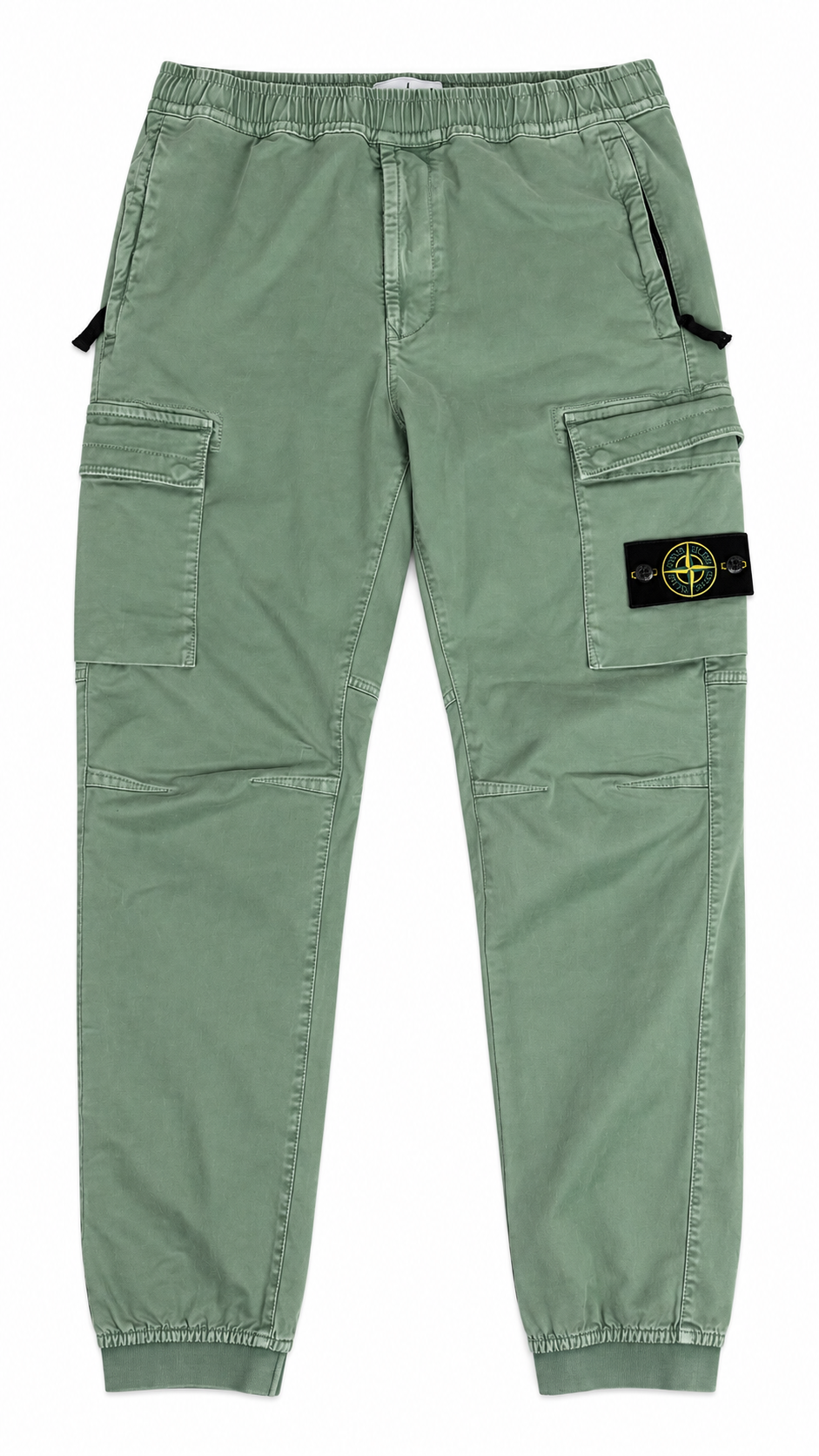 Pantalon Cargo Stone Island vert sauge taille W32, seconde main authentifiée NB08 — vue 1