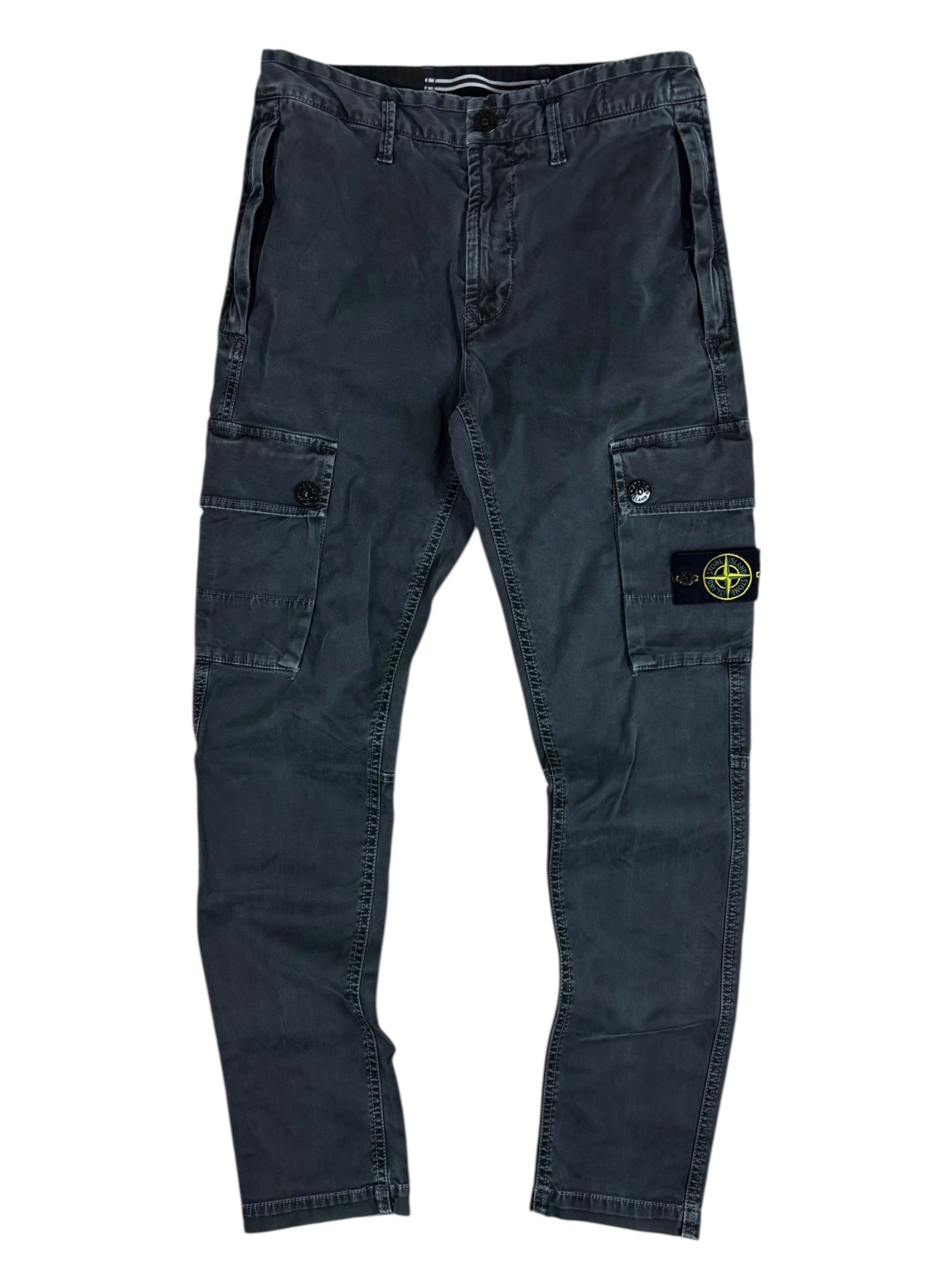 Pantalon Stone Island gris taille PANTALON W29 - Vue de face