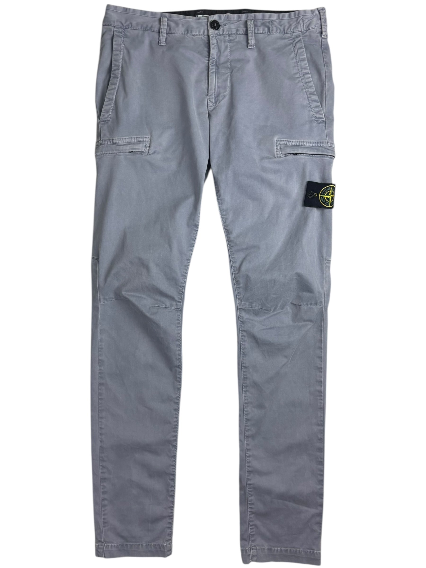 Pantalon Stone Island gris taille PANTALON W31 - Vue de face