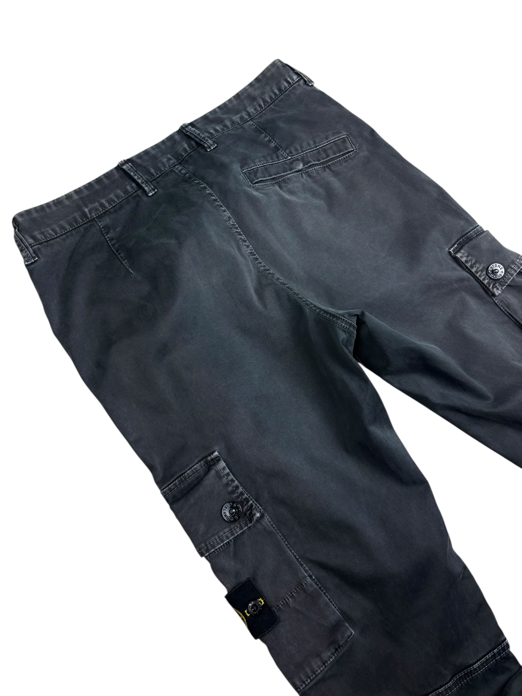 Pantalon Stone Island gris taille PANTALON W32 - Détail