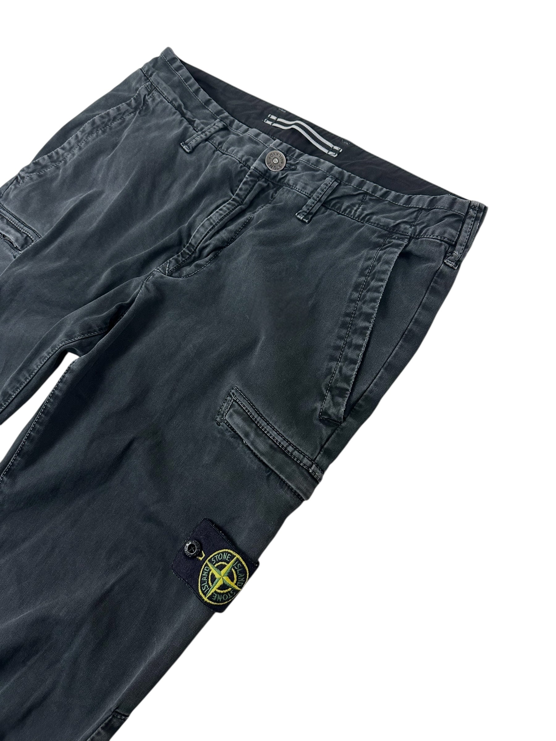 Pantalon Stone Island gris taille PANTALON W32 - Détail