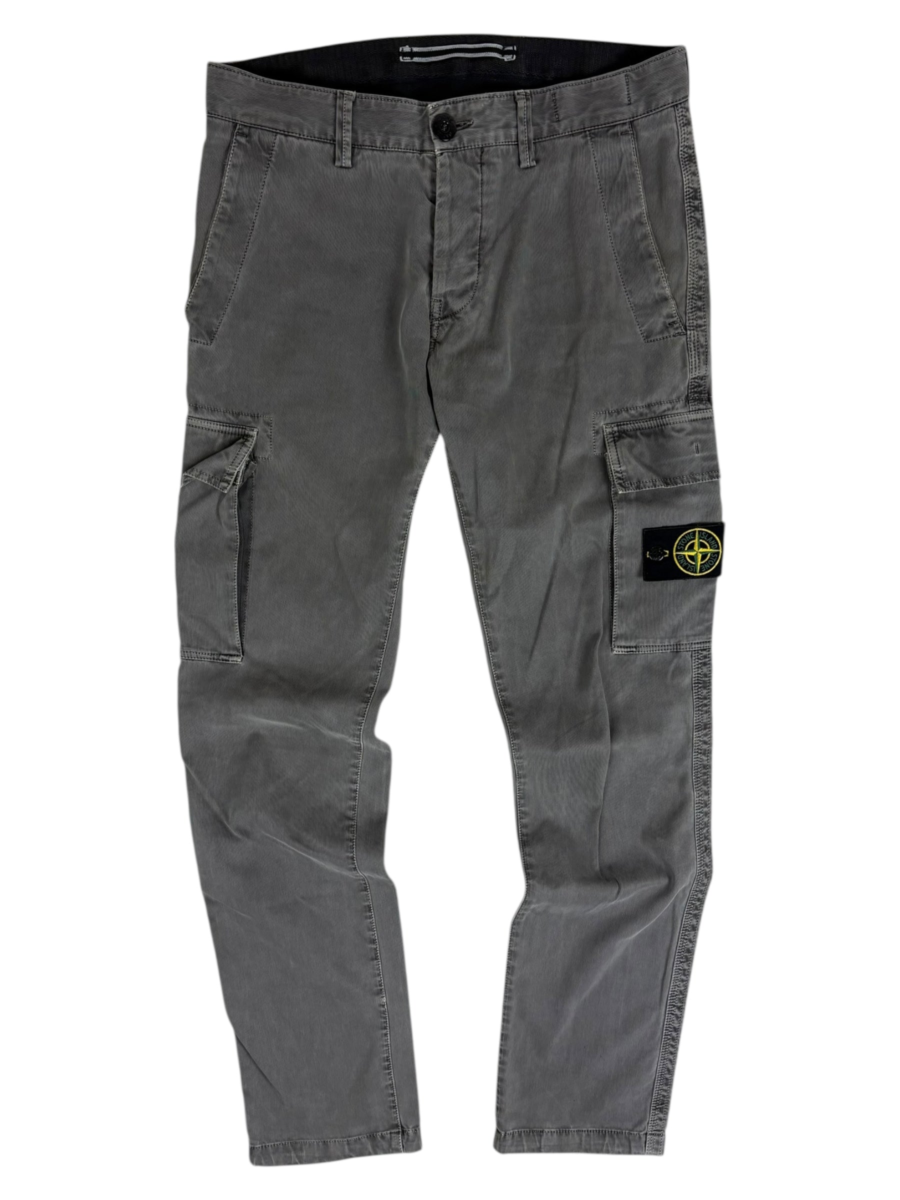 Pantalon Stone Island gris taille W29 - Vue de face
