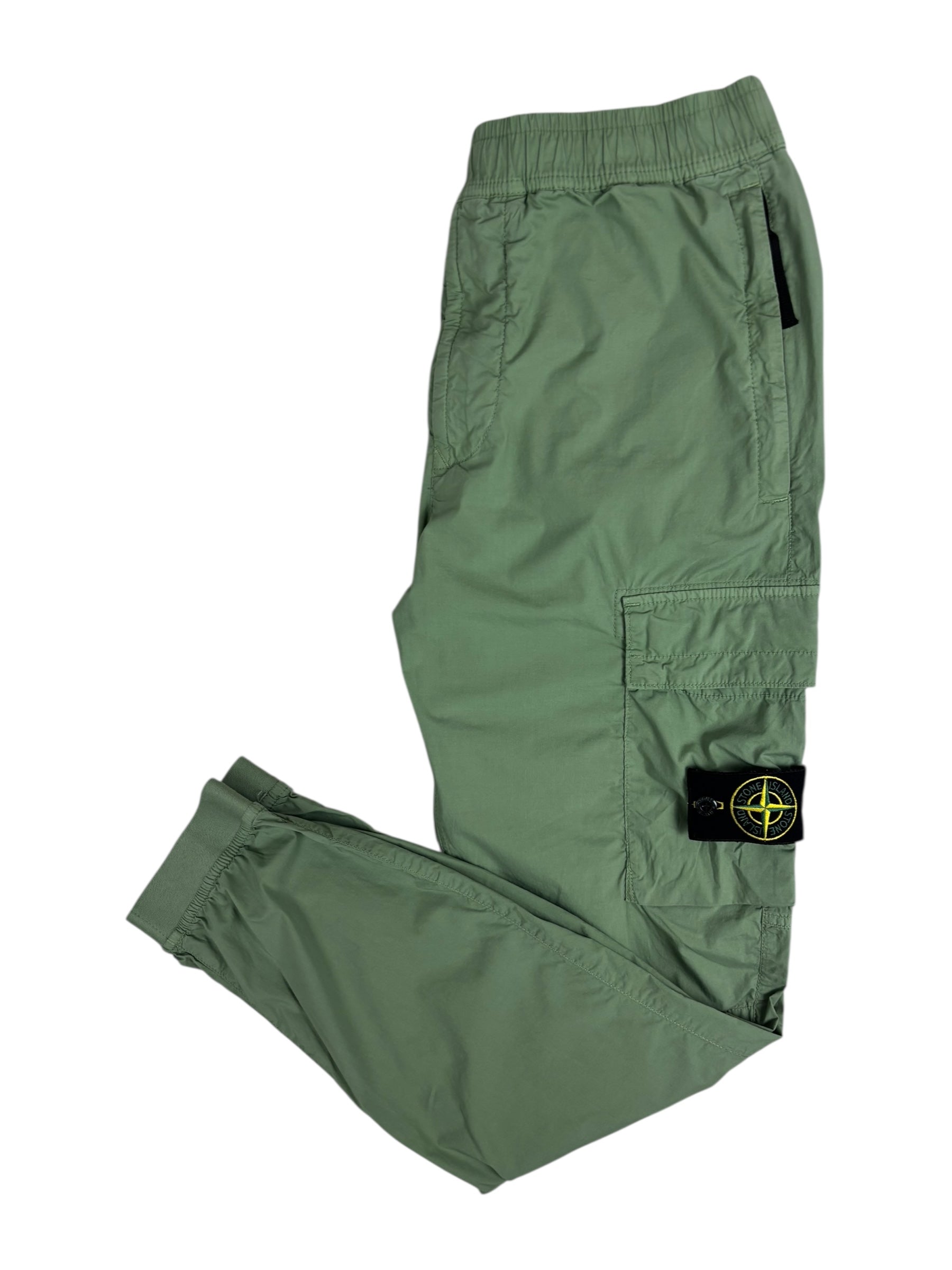 Pantalon Stone Island kaki taille PANTALON W29 - Logo et étiquette