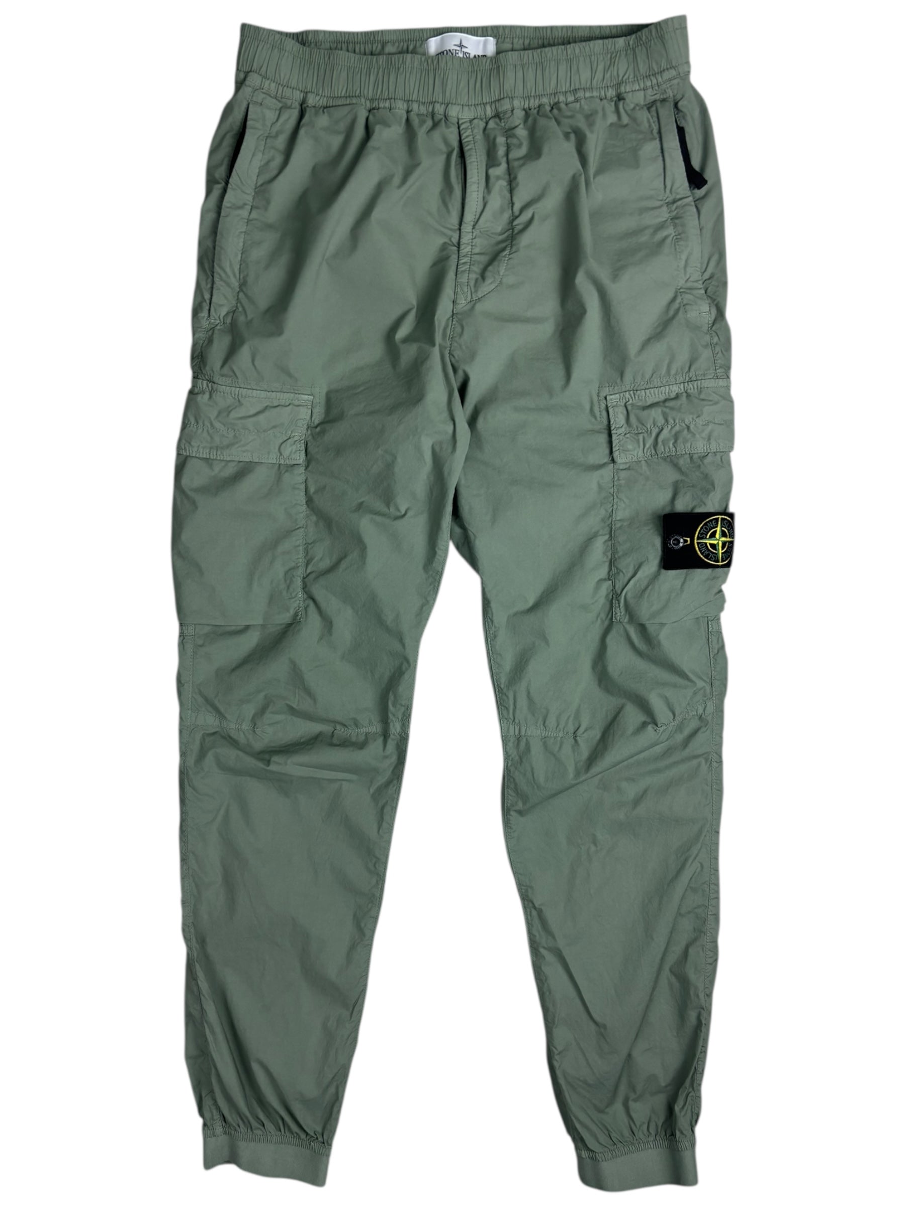 Pantalon Stone Island kaki taille PANTALON W29 - Vue de face