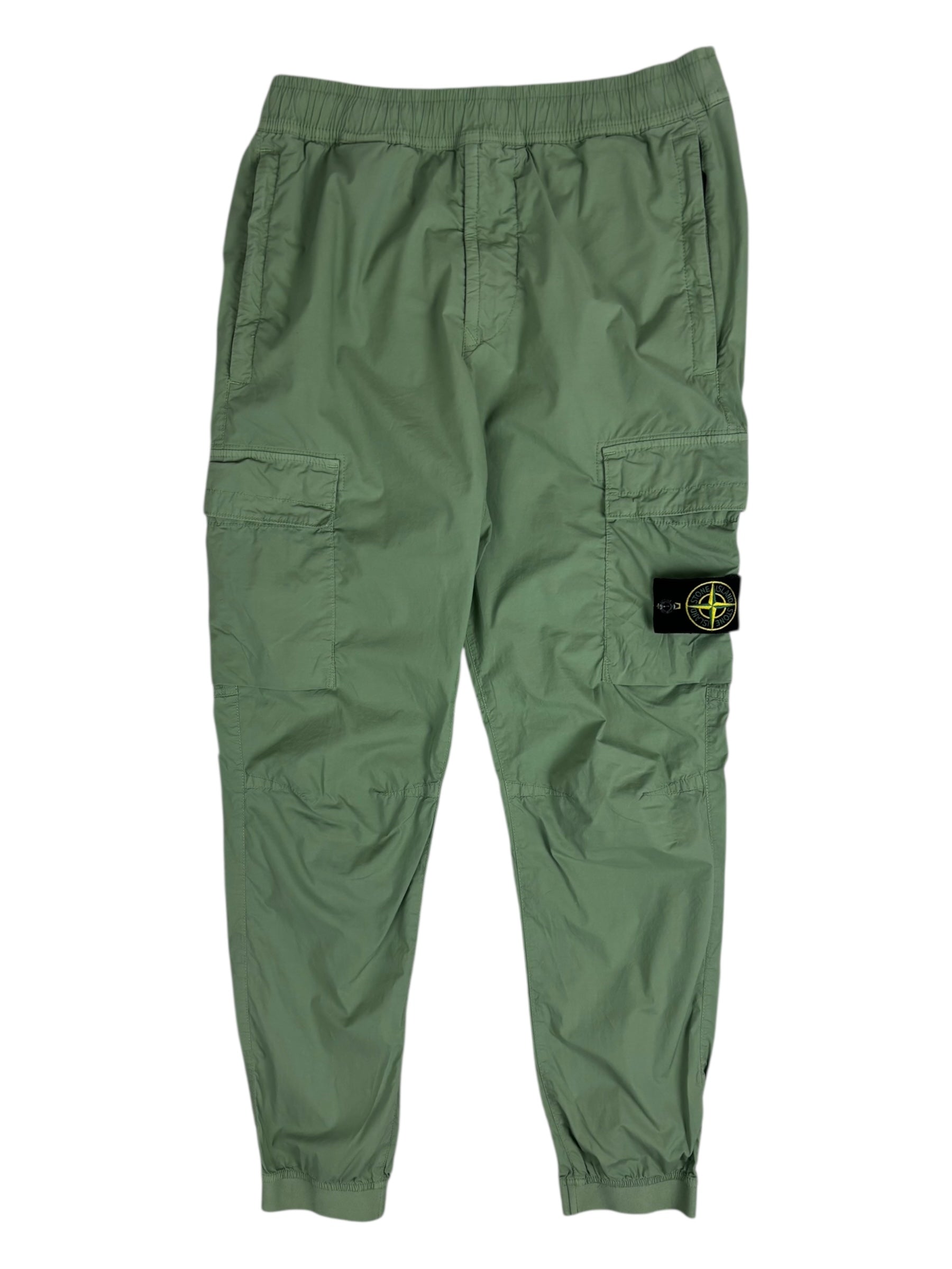 Pantalon Stone Island kaki taille PANTALON W29 - Vue de face