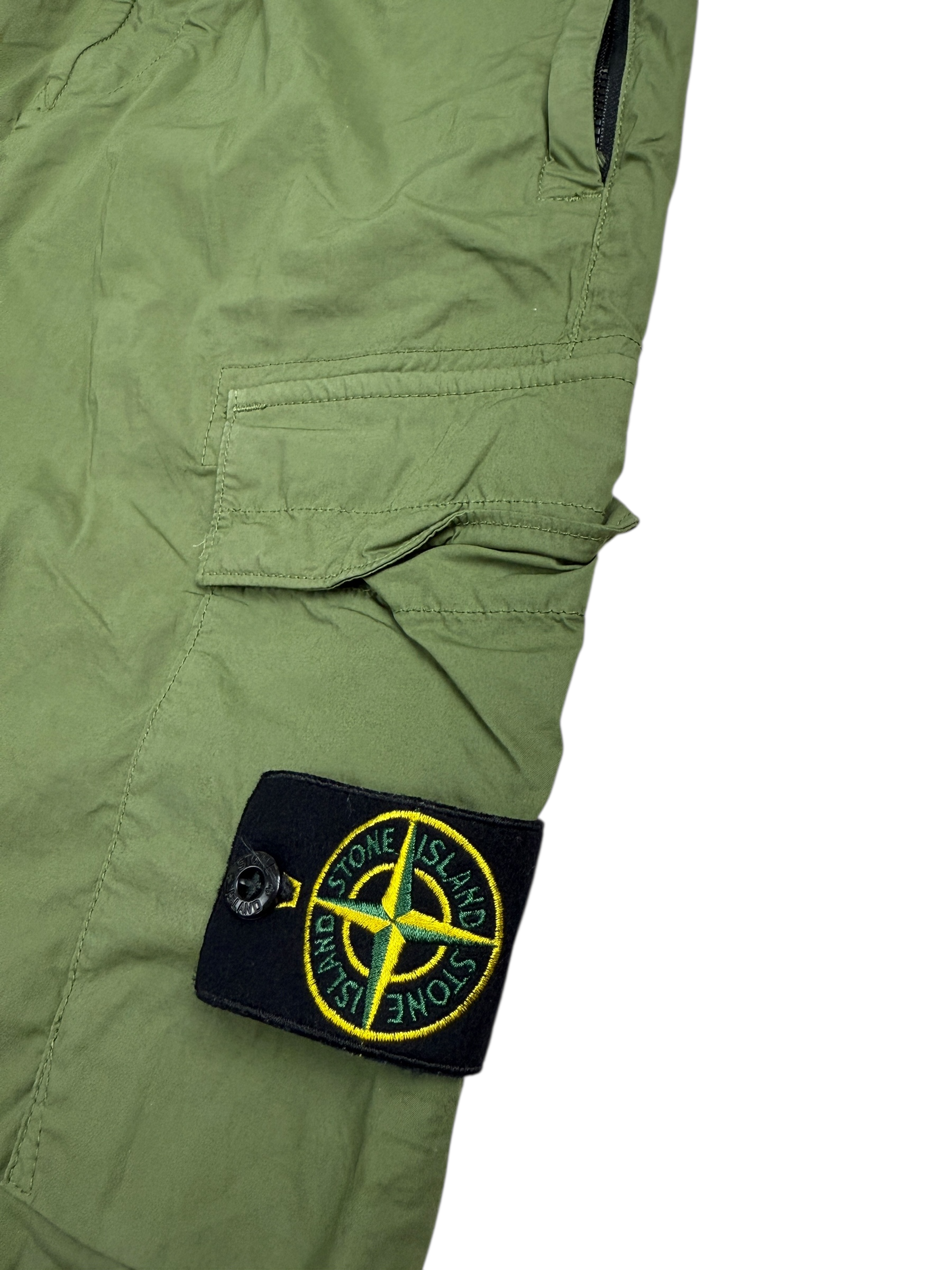 Pantalon Stone Island kaki taille PANTALON W30 - Vue de dos
