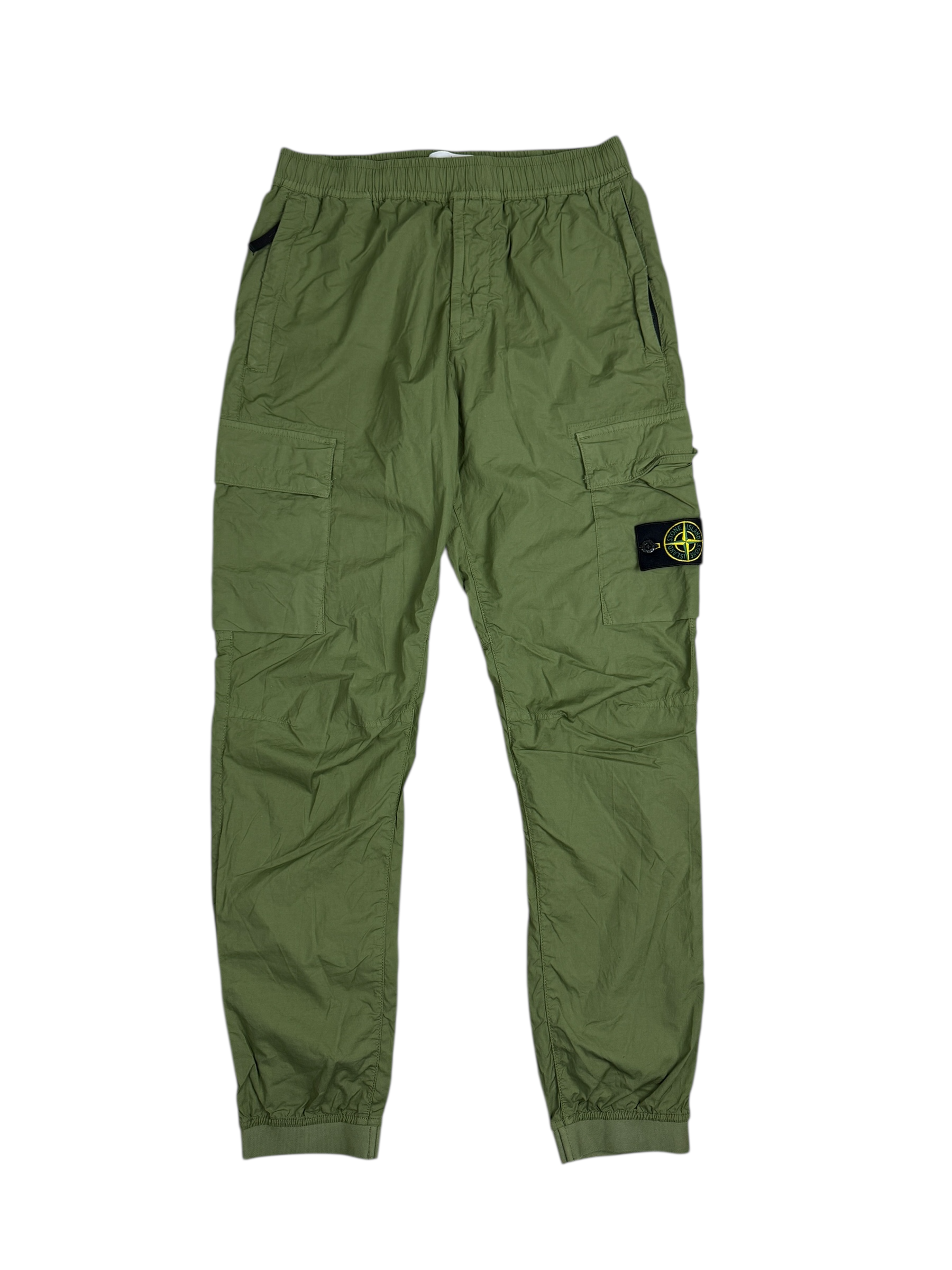 Pantalon Stone Island kaki taille PANTALON W30 - Vue de face